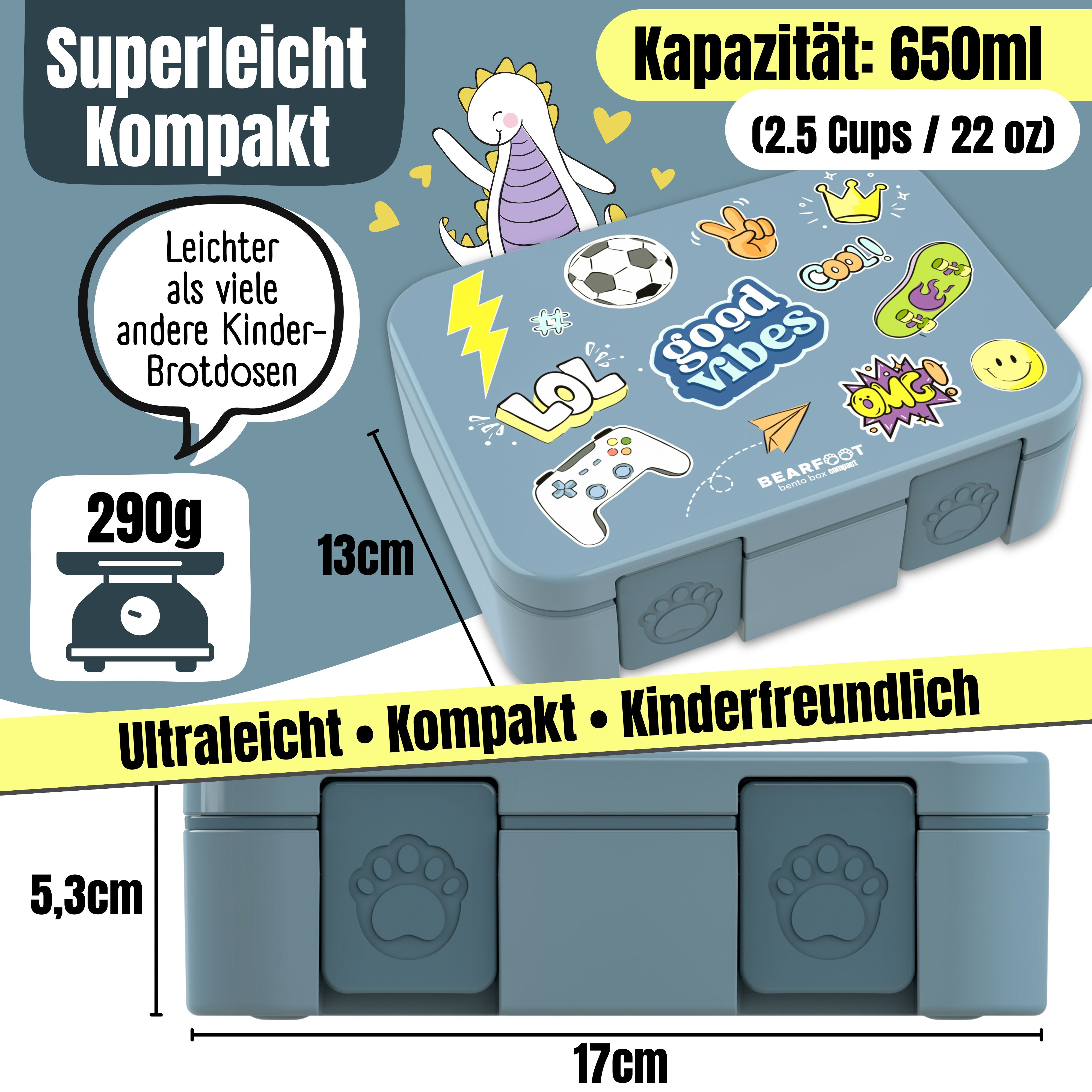 bearfoot-bento-box-compact-brotdose-sticker-blau-1000ml image 7