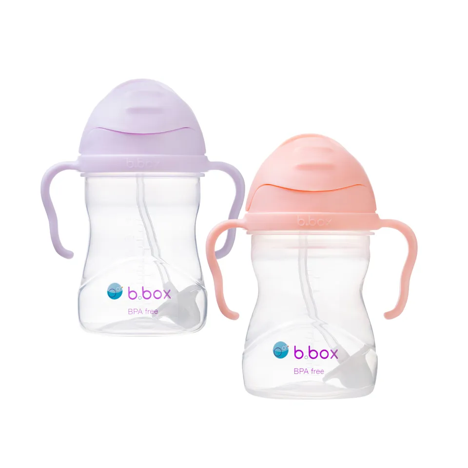 b-box-sippy-cup-trinkbecher-2er-tutti-frutti-boysenberry-auslaufsicher image 1