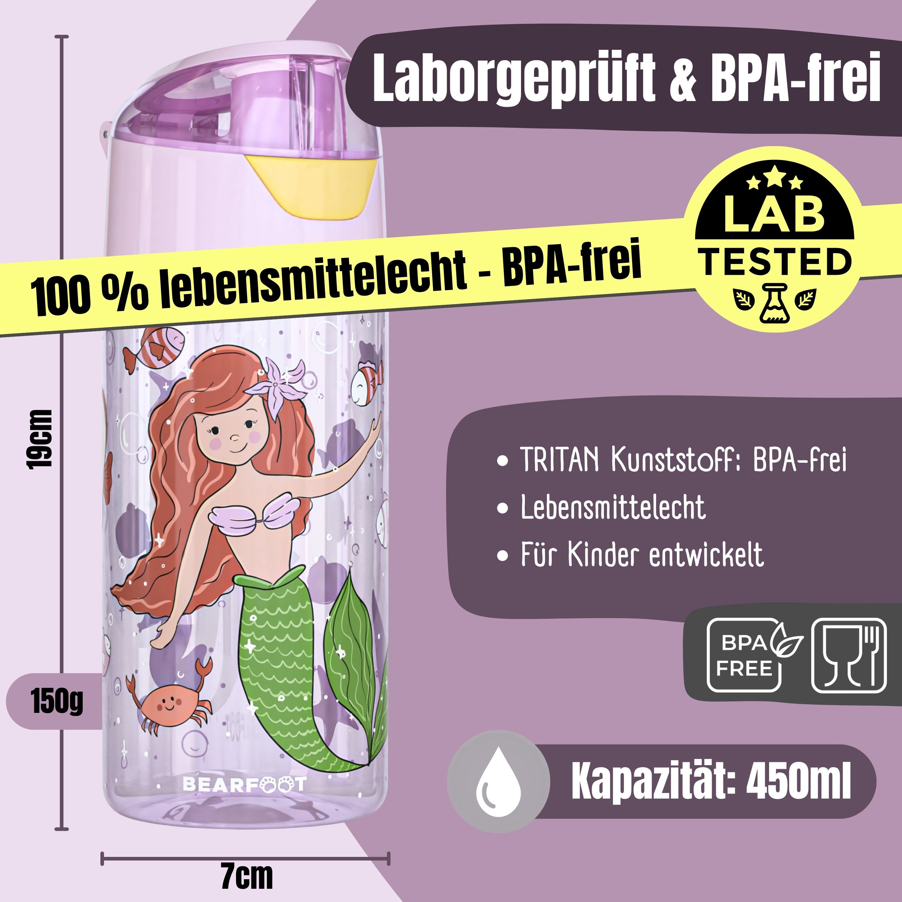 bearfoot-trinkflasche-meerjungfrau-450-ml-wasserflasche-tritan image 4