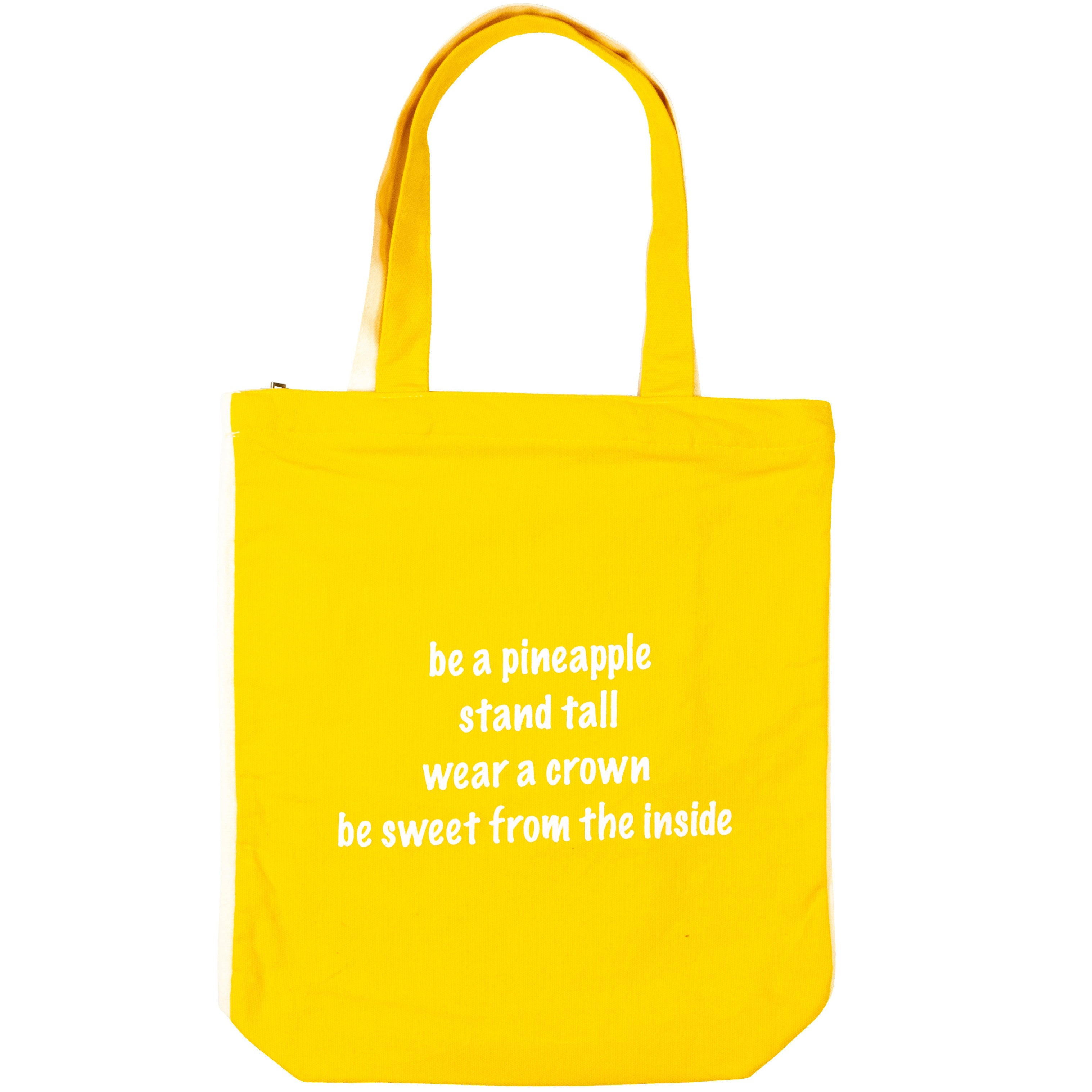 bearfoot-jutebeutel-pineapple-canvas-tasche-mit-reissverschluss image 2