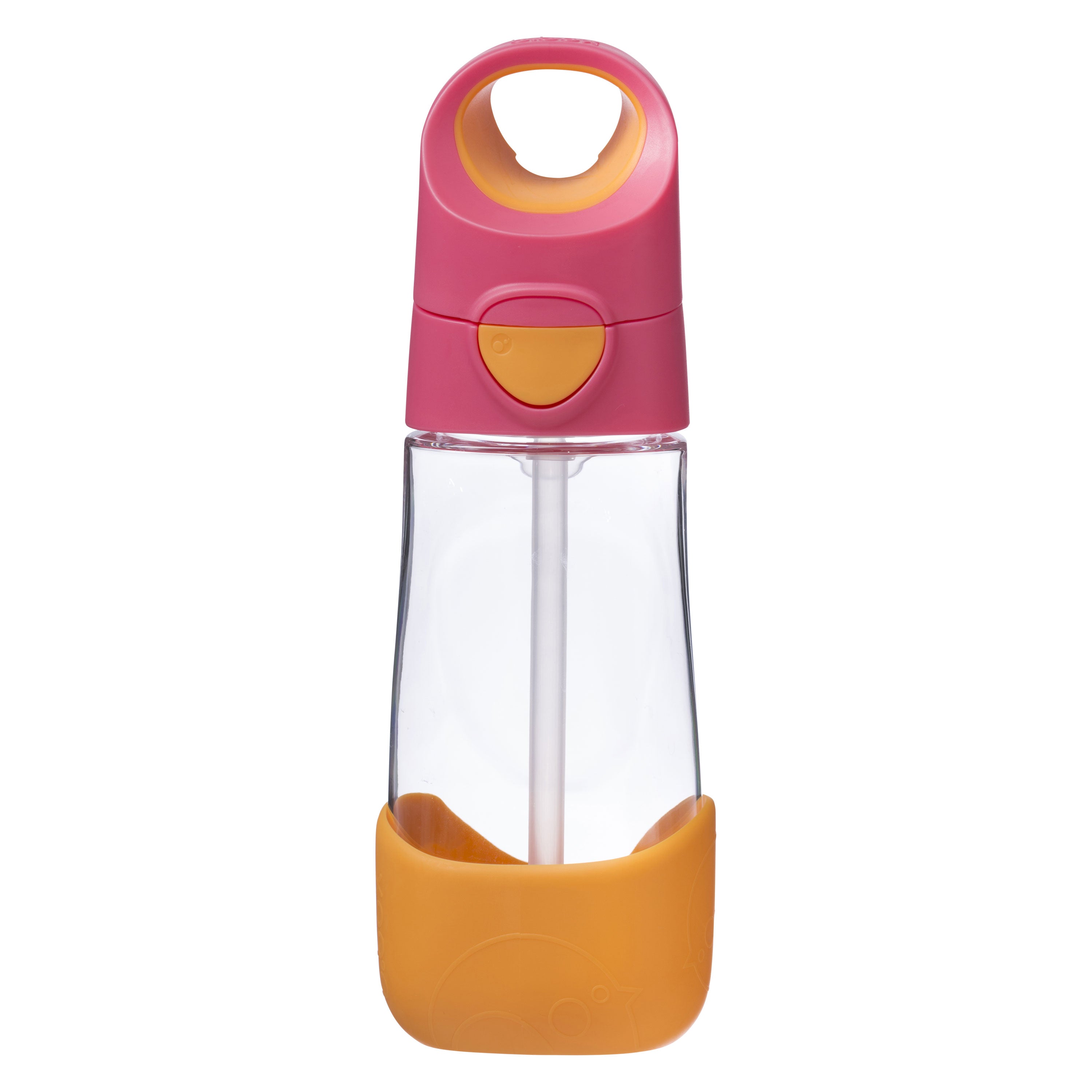 b-box-tritan-trinkflasche-450ml-strawberry-shake-strohhalm image 1