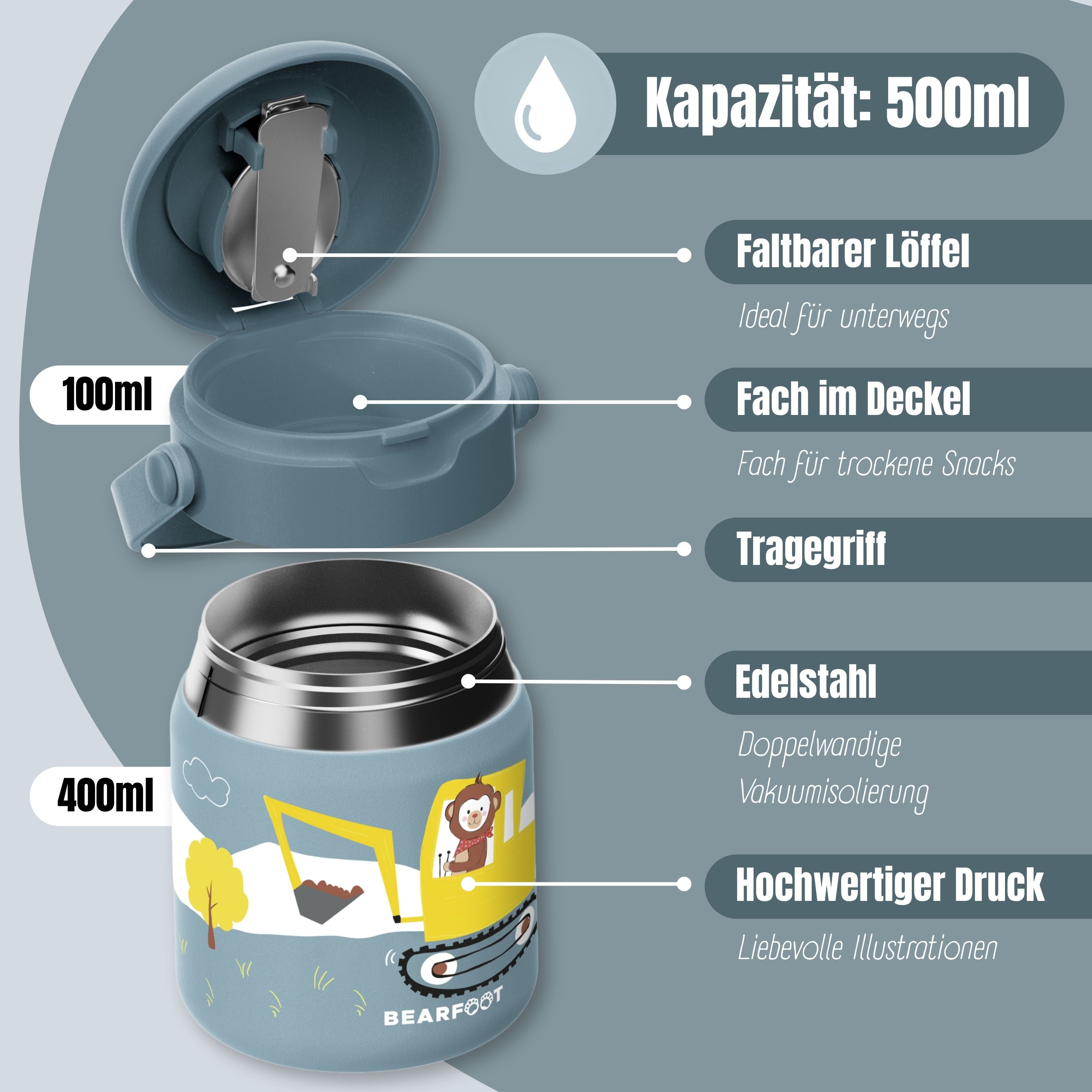 bearfoot-thermobeh-lter-bagger-thermodose-500-ml-edelstahl-blau image 4