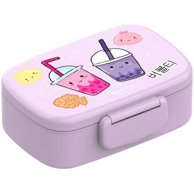 bearfoot-brotdosen-bubble-tea-brotdose-lila-mit-f-chern image 1