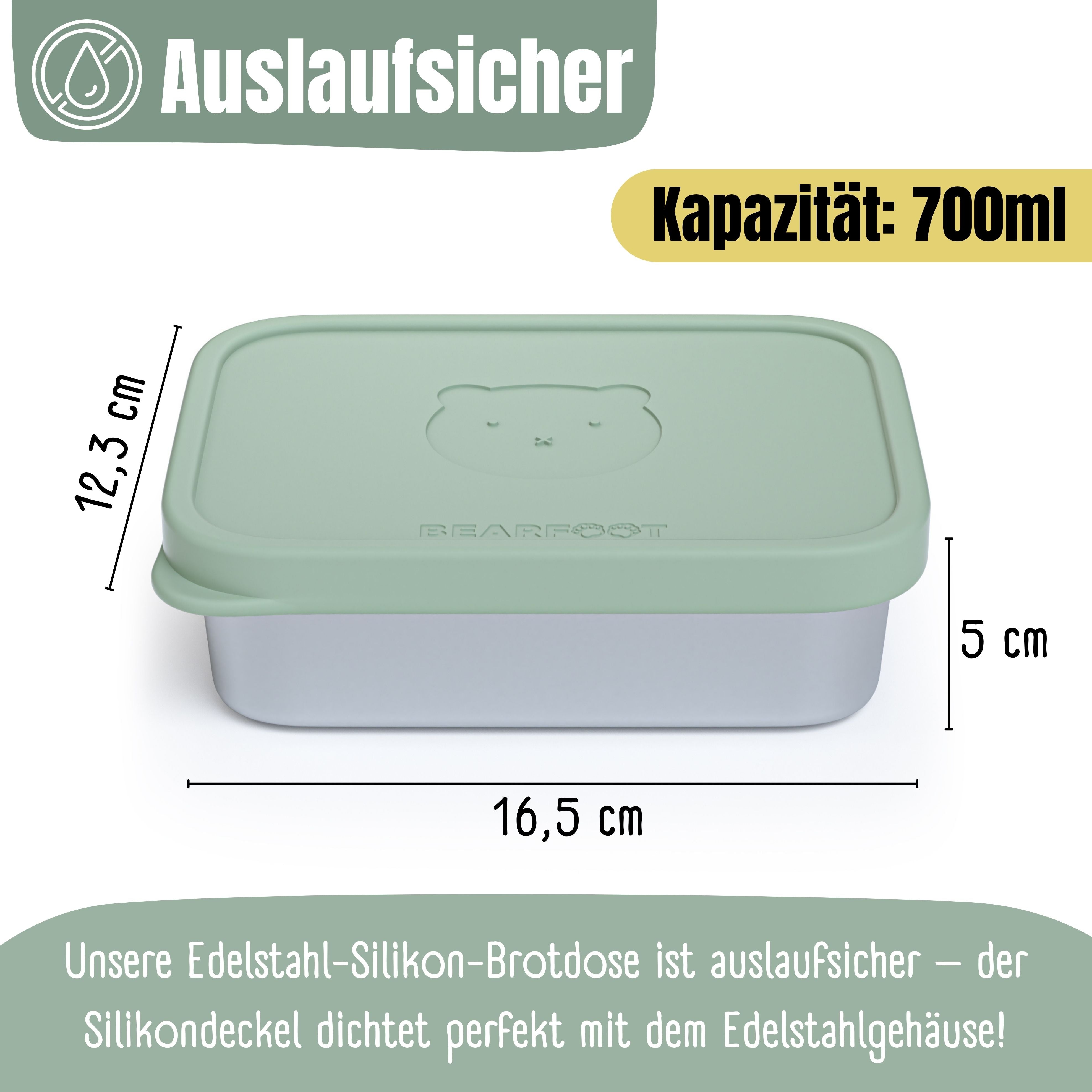 bearfoot-brotdose-edelstahl-kinder-salbei-silikon-700ml-bento image 8