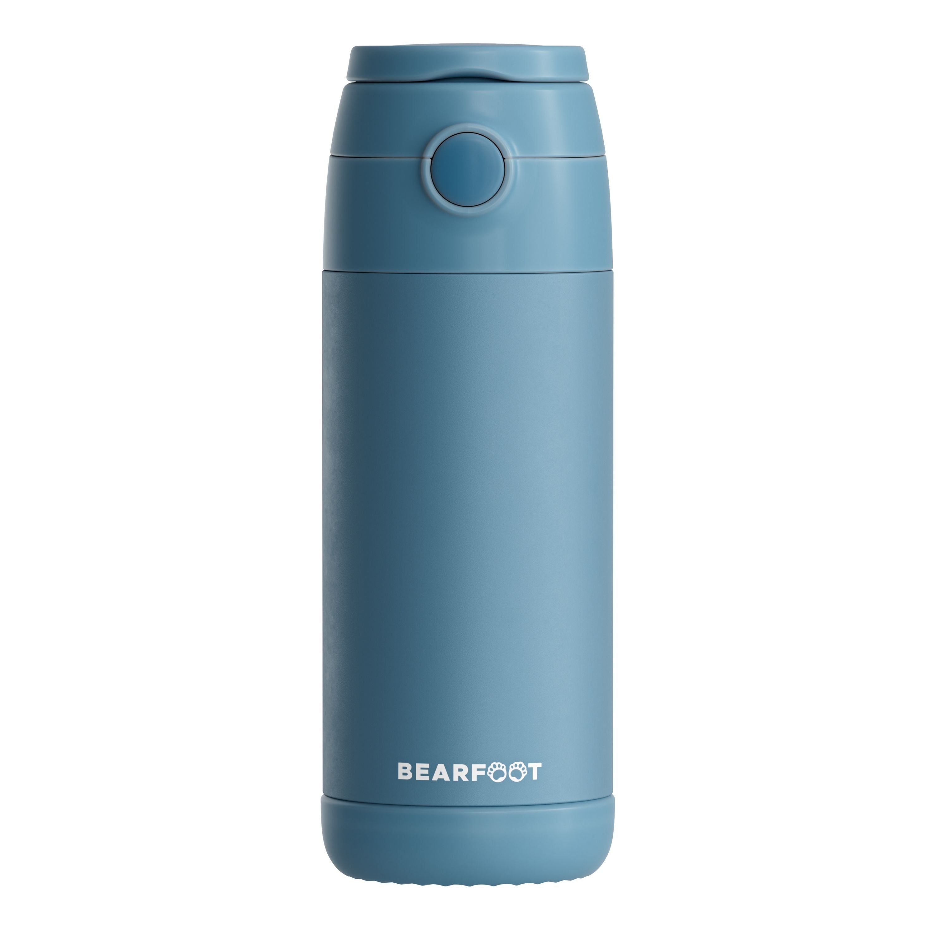 bearfoot-thermo-trinkflasche-edelstahl-blau-350ml-kinderfreundlich image 1