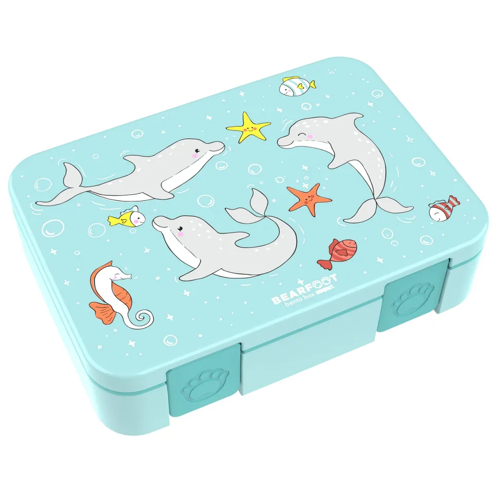 bearfoot-brotdosen-bento-box-compact-950ml-delfin-f-cher image 1
