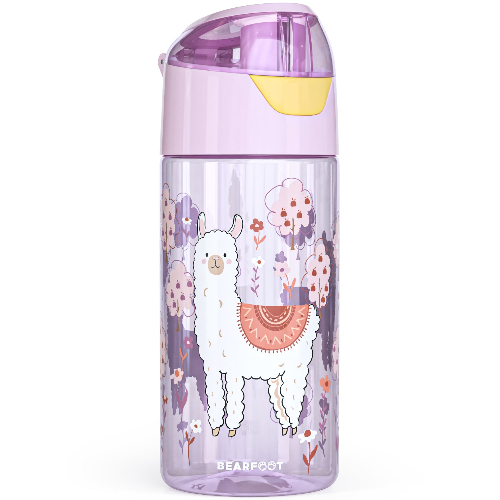 bearfoot-trinkflasche-lama-kinder-450ml-tritan-auslaufsicher image 2
