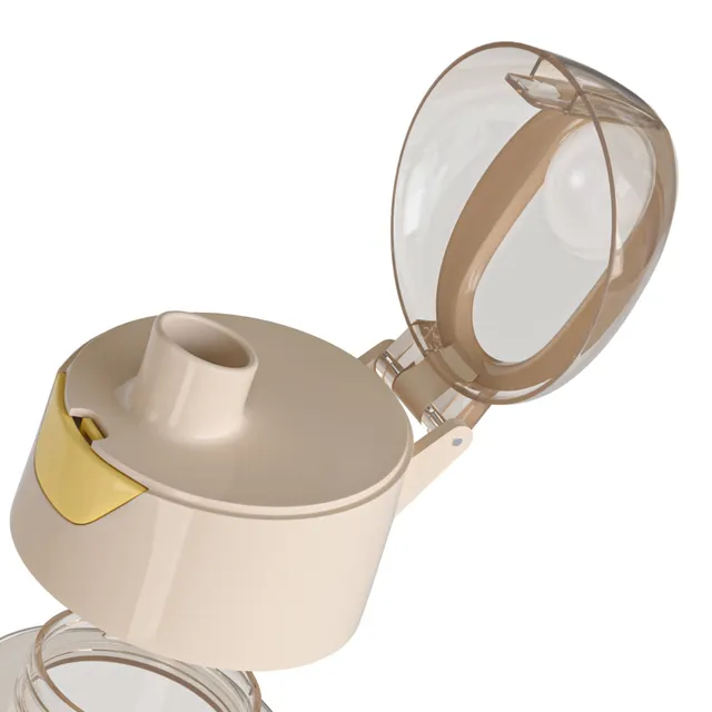 bearfoot-ersatzdeckel-trinkflasche-braun-450ml-kinder image 1