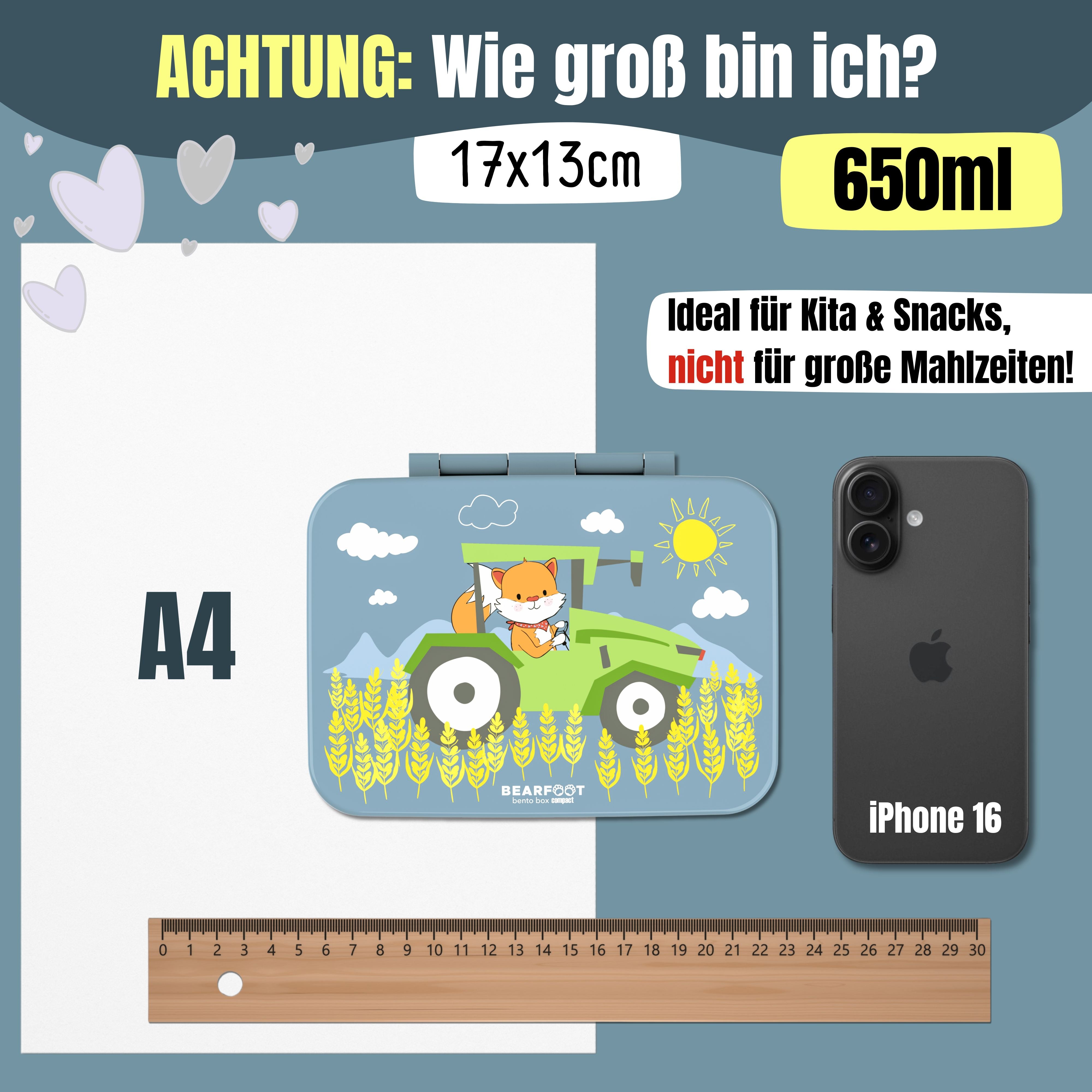 bearfoot-brotdose-mit-f-chern-traktor-bento-box-650-ml-bpa-frei image 8