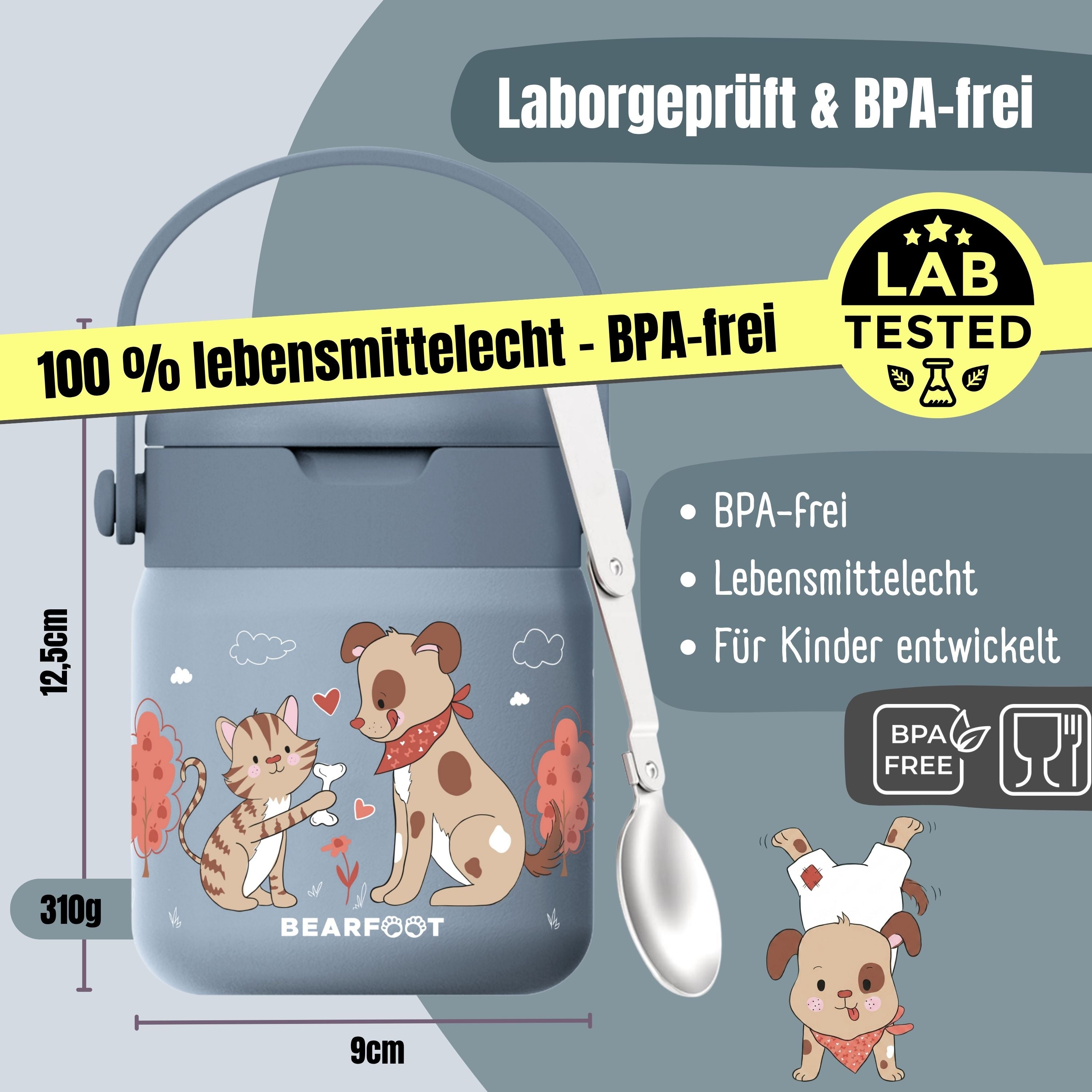 bearfoot-thermobeh-lter-500ml-hund-katze-blau-edelstahl image 5