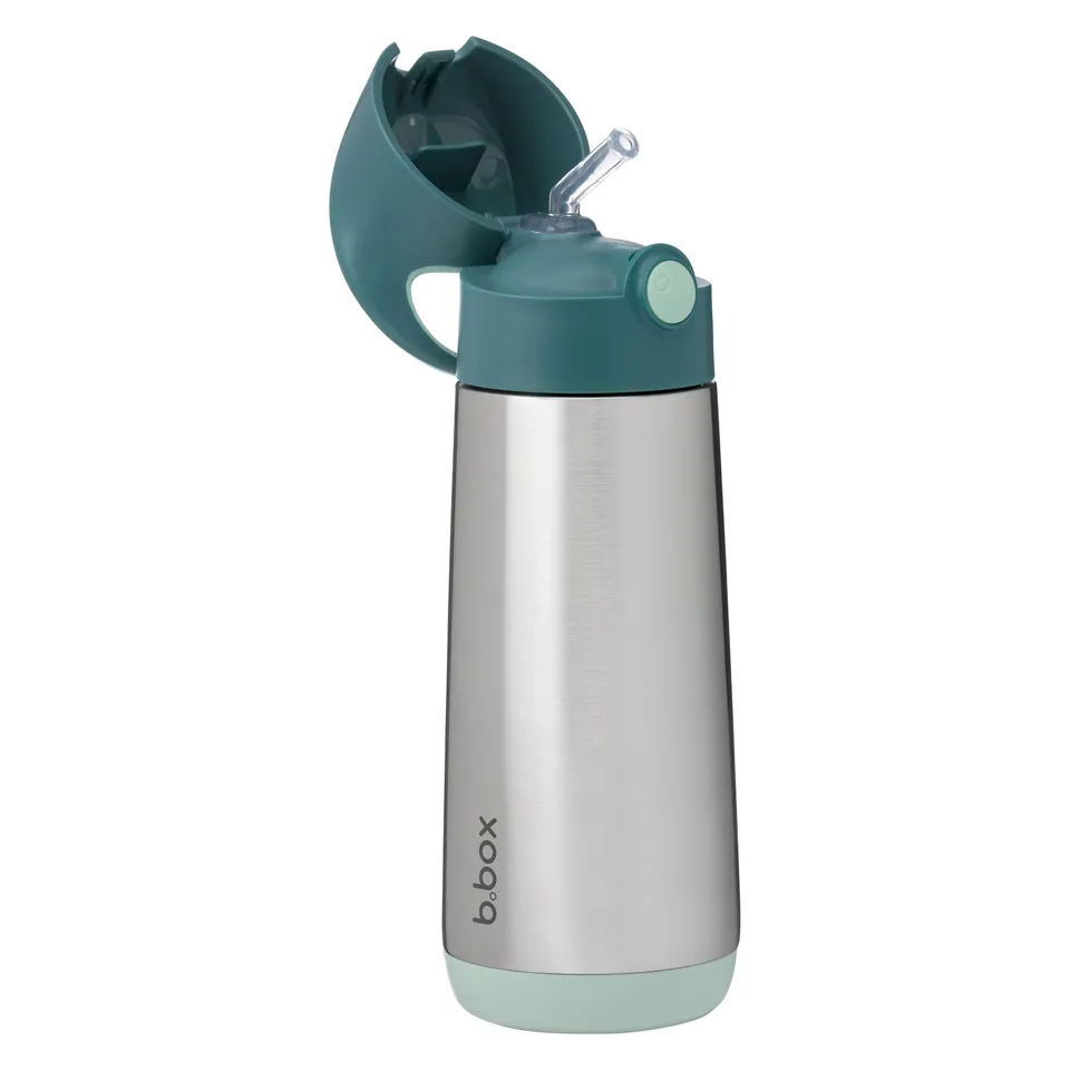 b-box-insulated-trinkflasche-500-ml-emerald-forest-edelstahl image 1