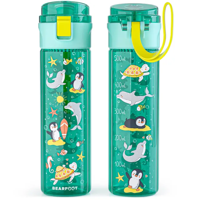 bearfoot-trinkflasche-ozean-mint-500-ml-bpa-frei image 1