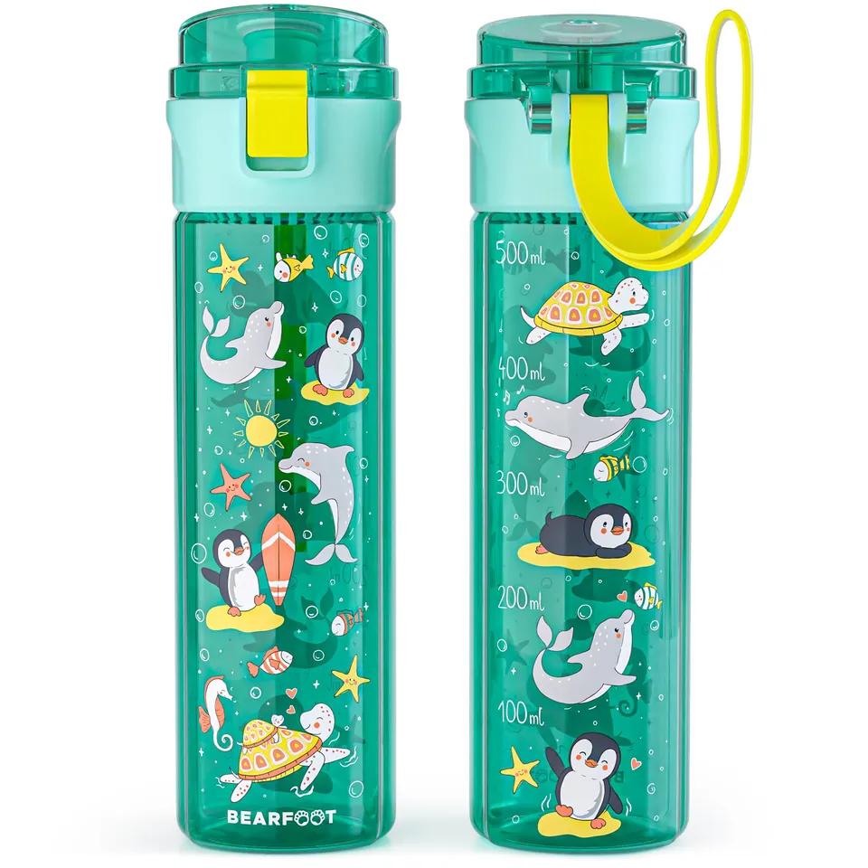 bearfoot-trinkflasche-ozean-mint-500-ml-bpa-frei image 1