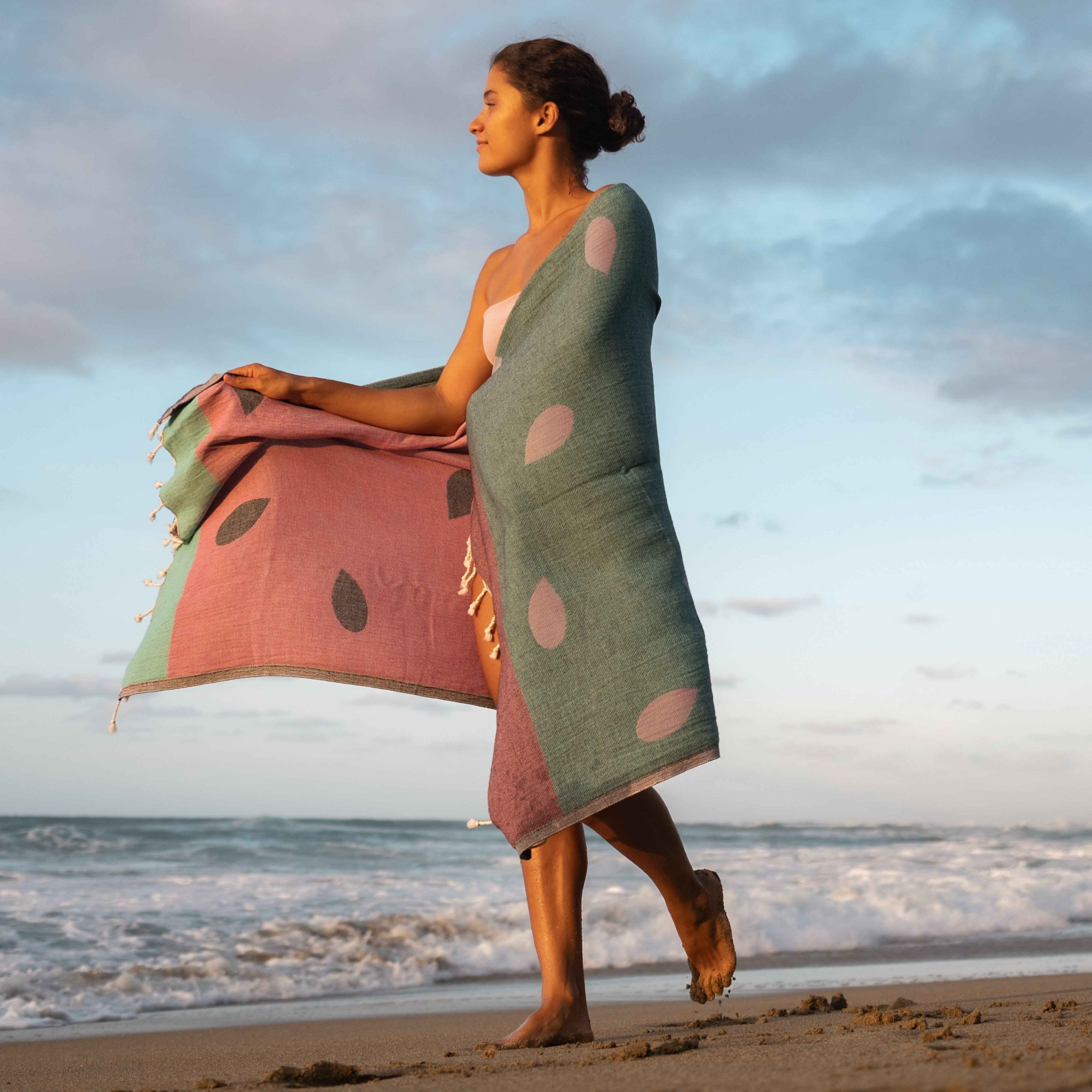 bearfoot-strandt-cher-strandtuch-watermelon-red-baumwolle-schnelltrocknend image 4