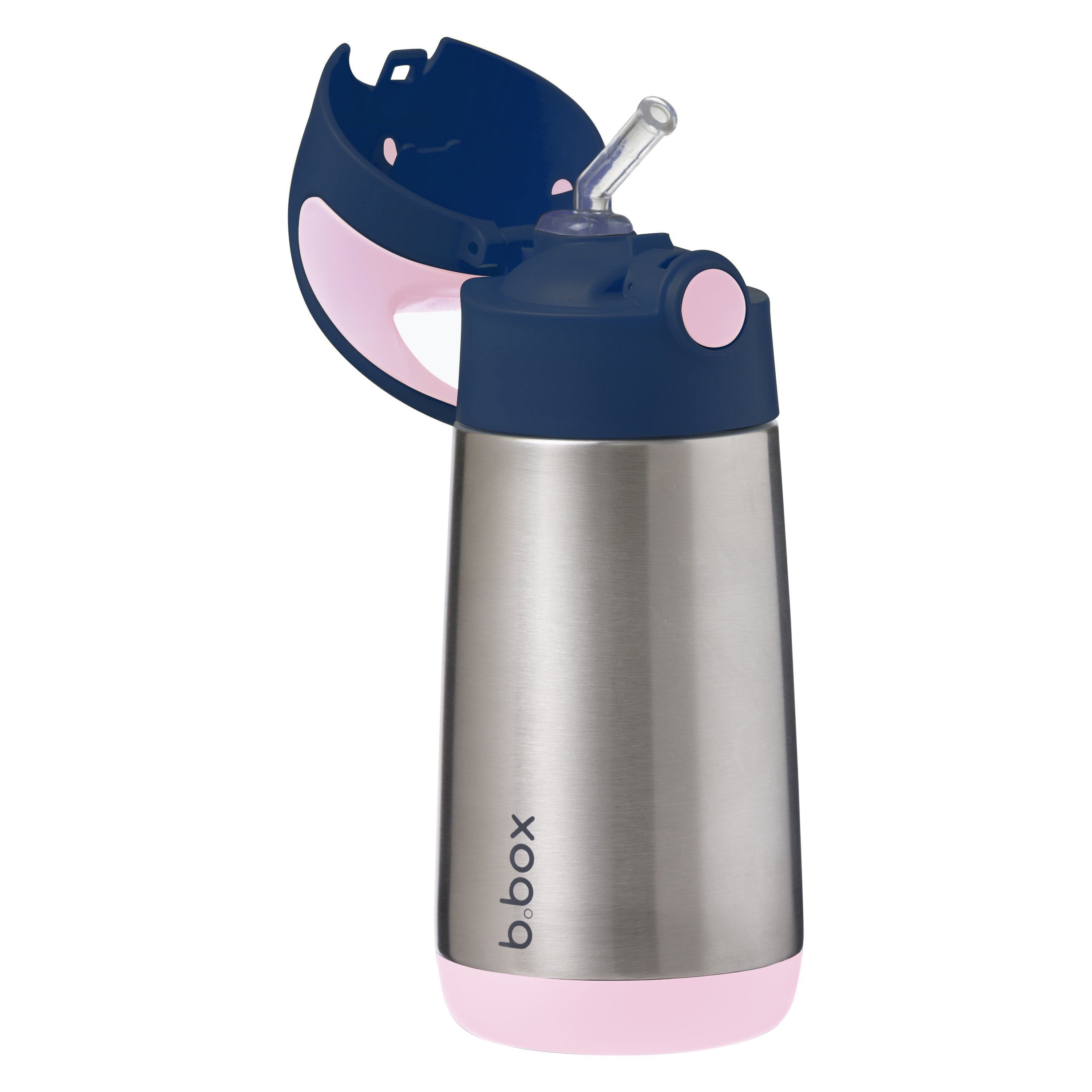 b-box-isolier-trinkflasche-350-ml-indigo-rose-edelstahl image 1