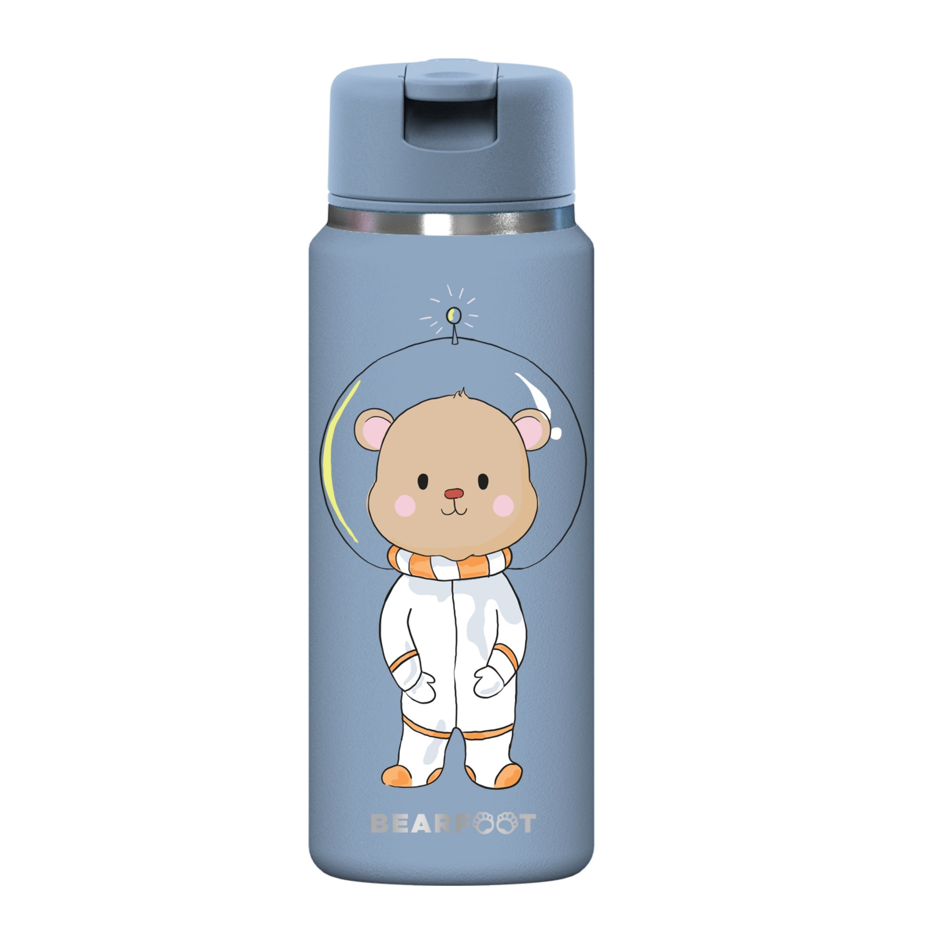 bearfoot-tiny-isolierflasche-astro-b-r-blau-200ml-edelstahl image 3