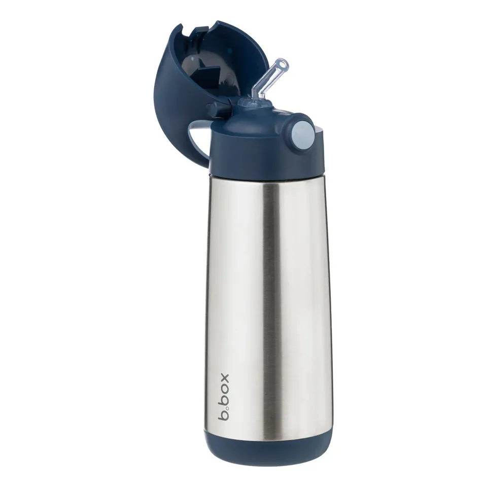 b-box-trinkflasche-midnight-500-ml-edelstahl-thermo-blau-15-h-kalt image 1