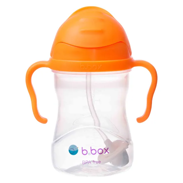 b-box-sippy-cup-trinkbecher-orange-zing-240-ml-auslaufsicher image 1