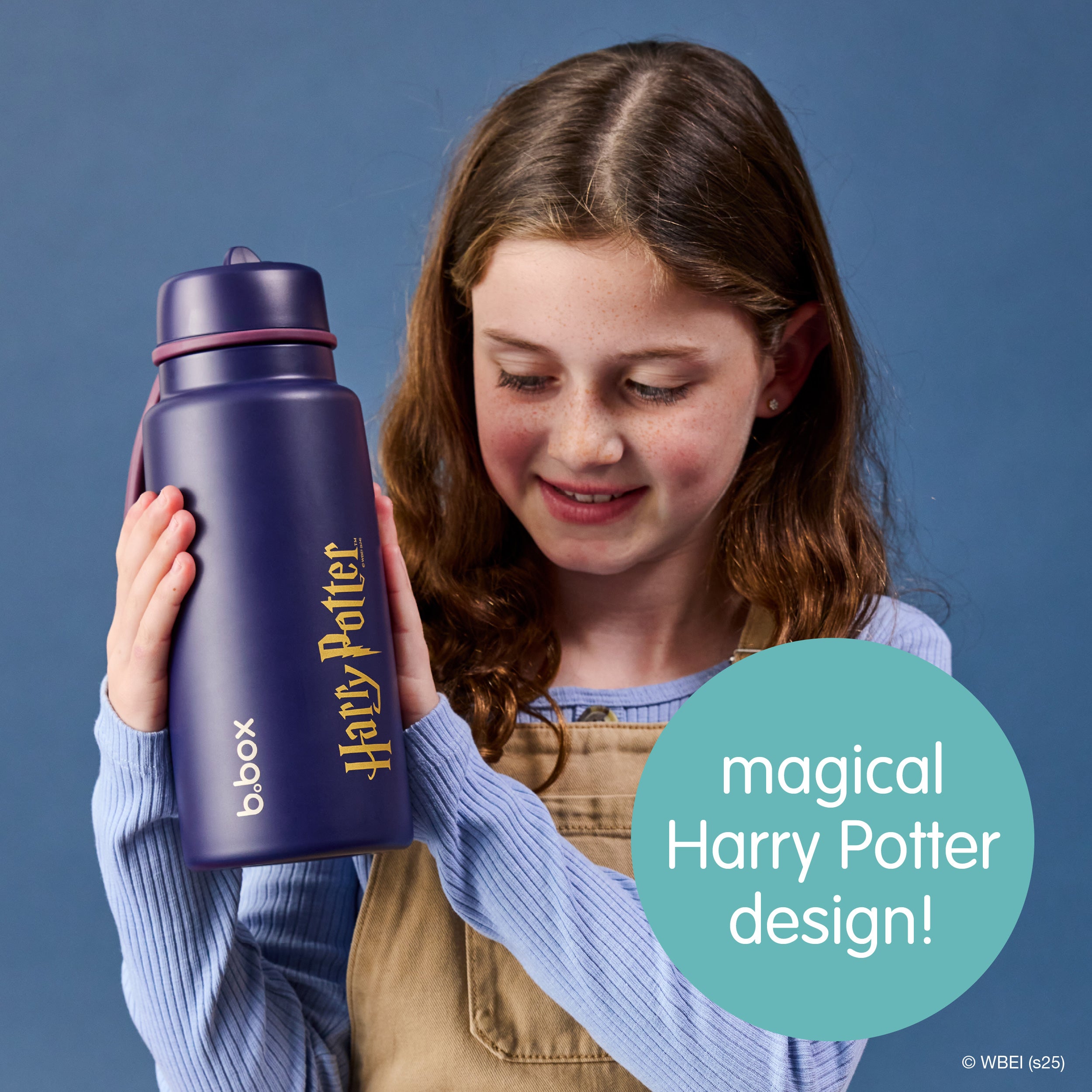 b-box-harry-potter-flip-top-trinkflasche-1l-isoliert-strohhalm image 4