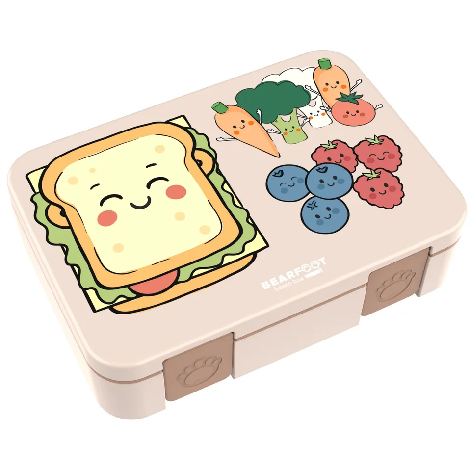 bearfoot-bento-box-compact-brotdose-sandwich-braun-950ml-auslaufsicher image 1