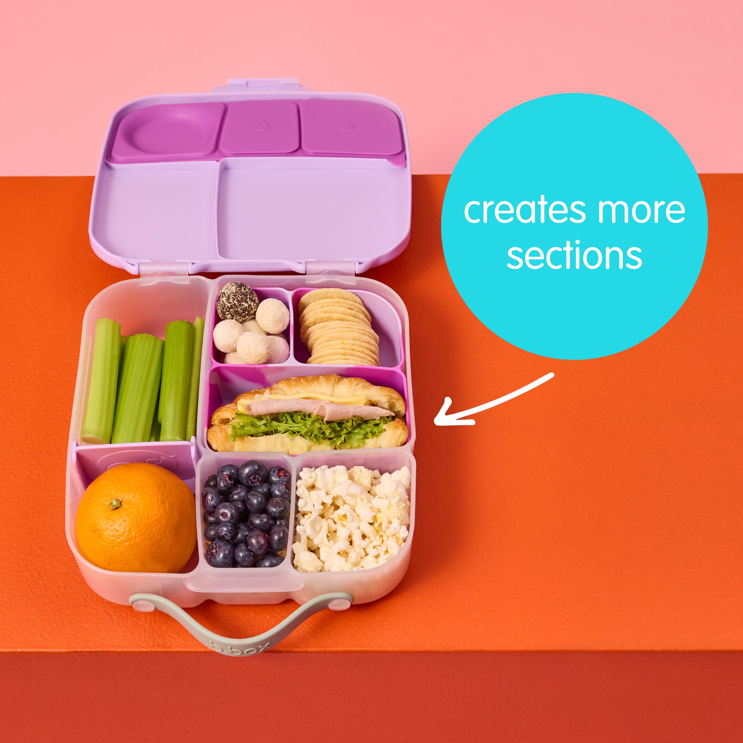 b-box-bento-buddy-lunchbox-einsatz-silikon-berry-bpa-frei image 2