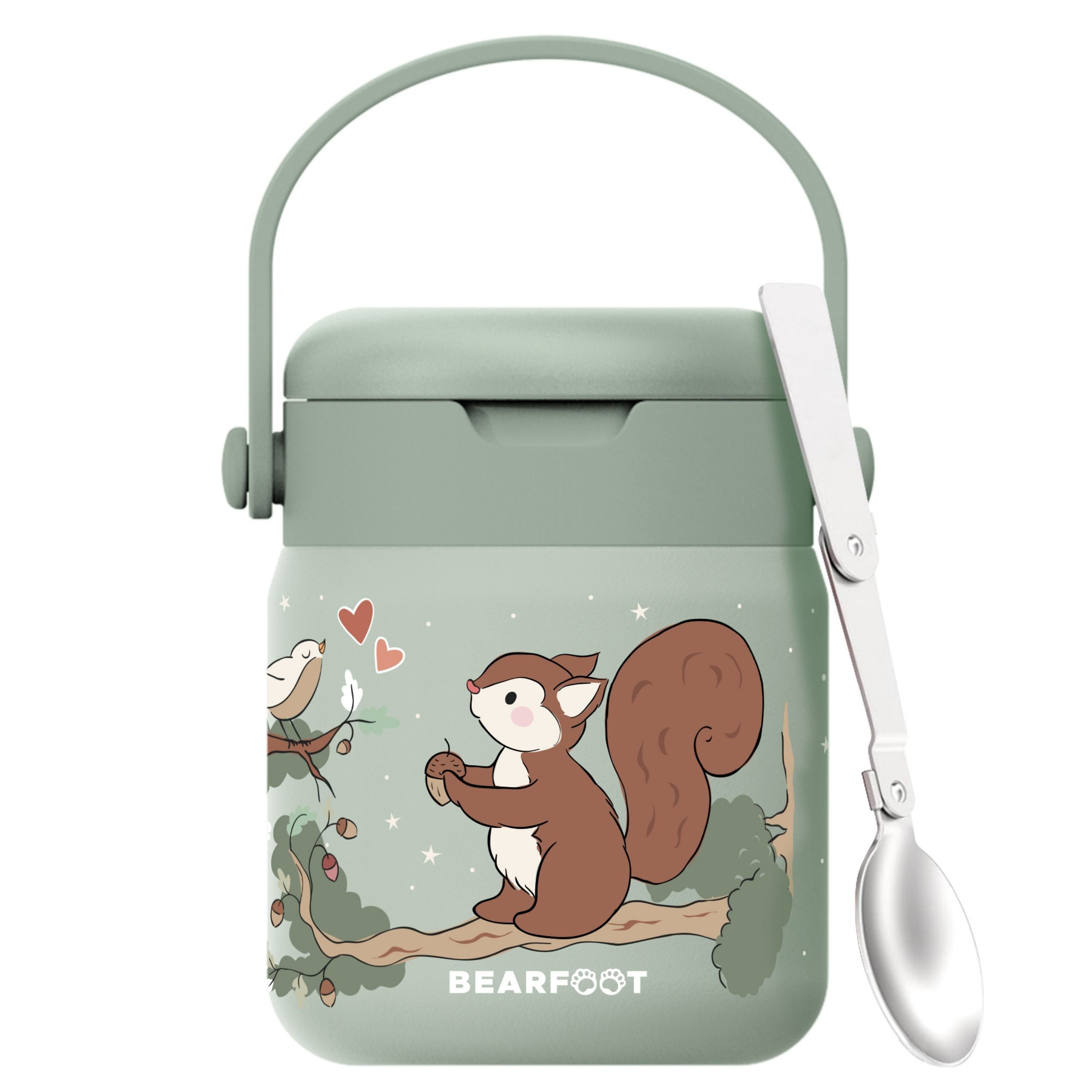 bearfoot-thermobeh-lter-kinder-eichh-rnchen-500ml-edelstahl-l-ffel image 3