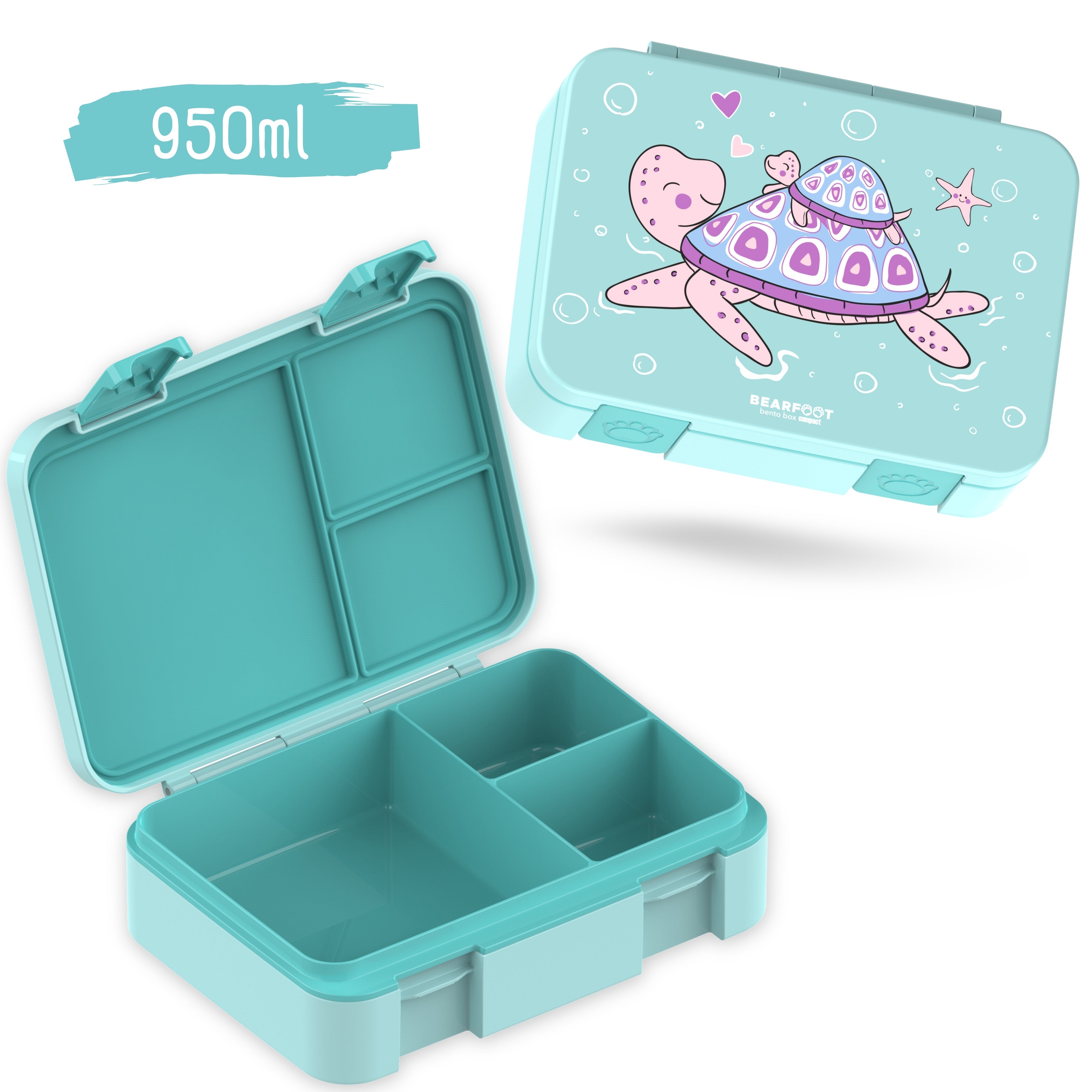 bearfoot-bento-box-compact-brotdose-950-ml-schildkr-te image 2