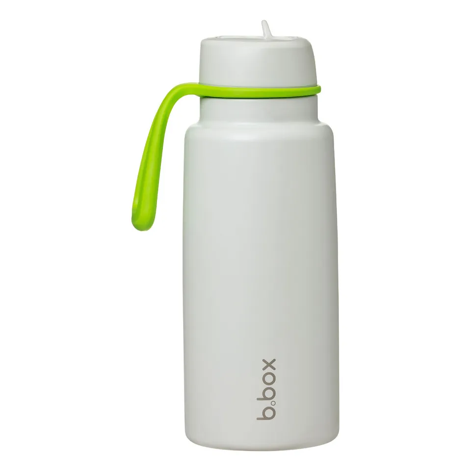 b-box-insulated-flip-top-trinkflasche-1l-lime-time-auslaufsicher image 1