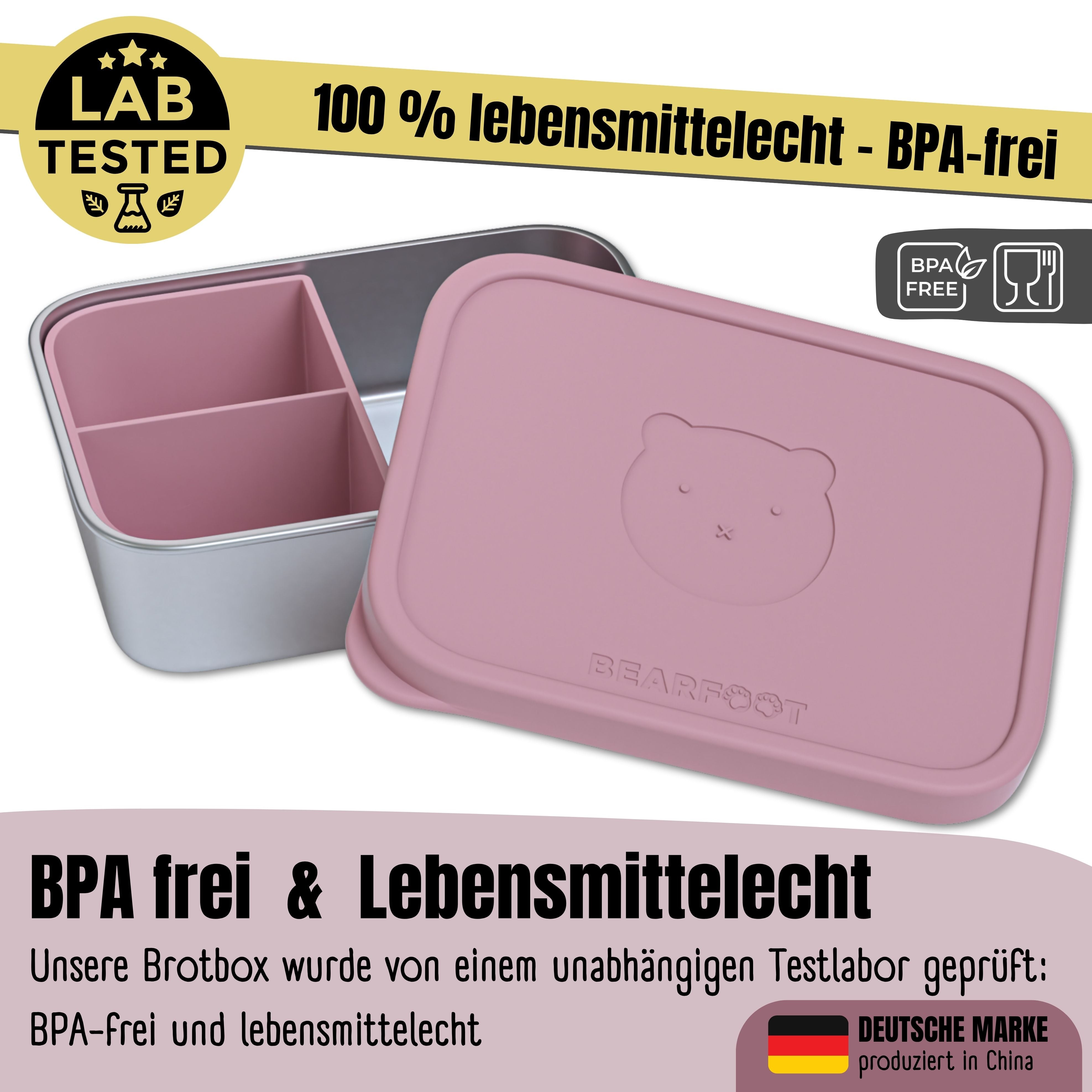 bearfoot-brotdosen-edelstahl-brotdose-rosa-700ml-auslaufsicher image 4