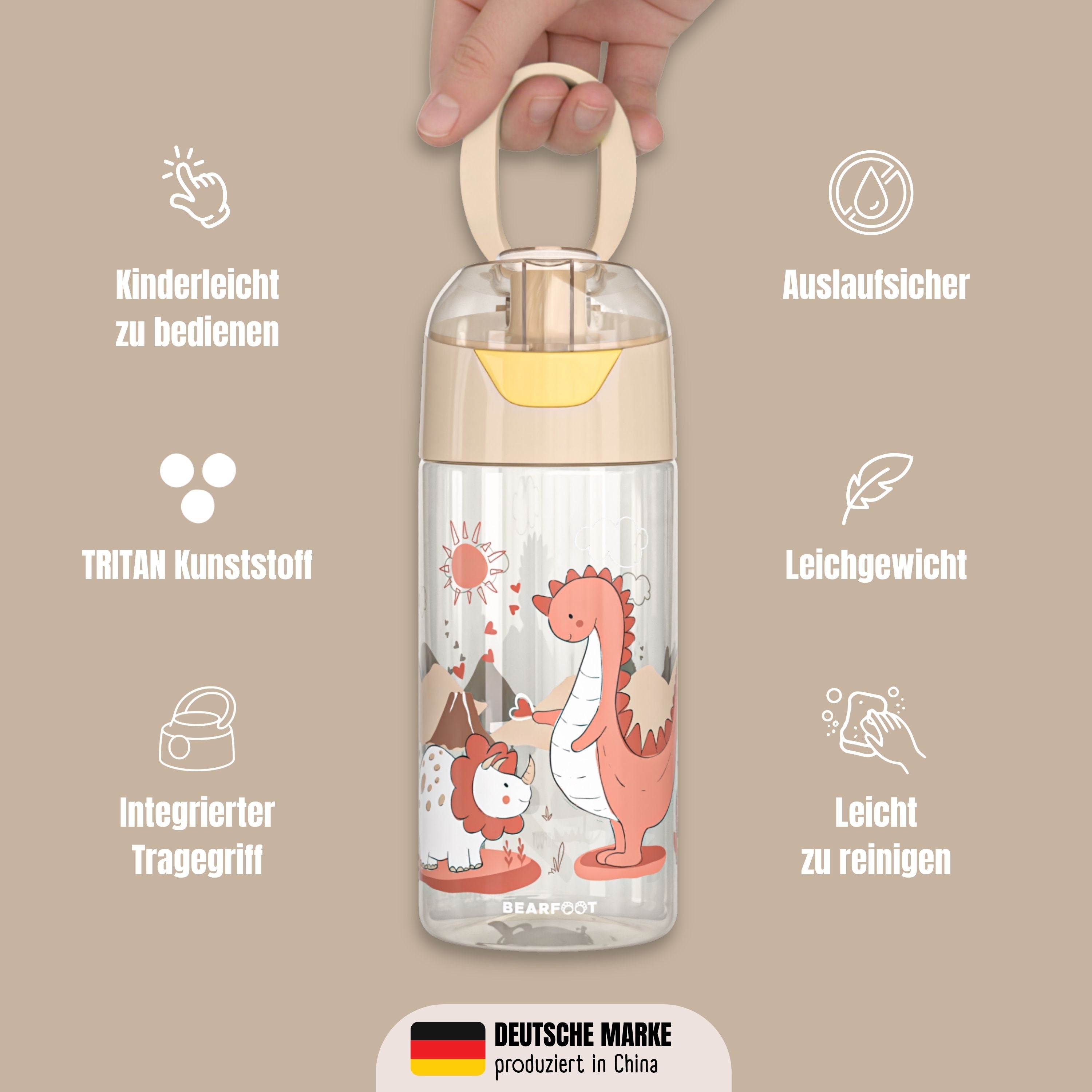 bearfoot-trinkflasche-kinder-dinos-450-ml-wasserflasche-tritan image 6