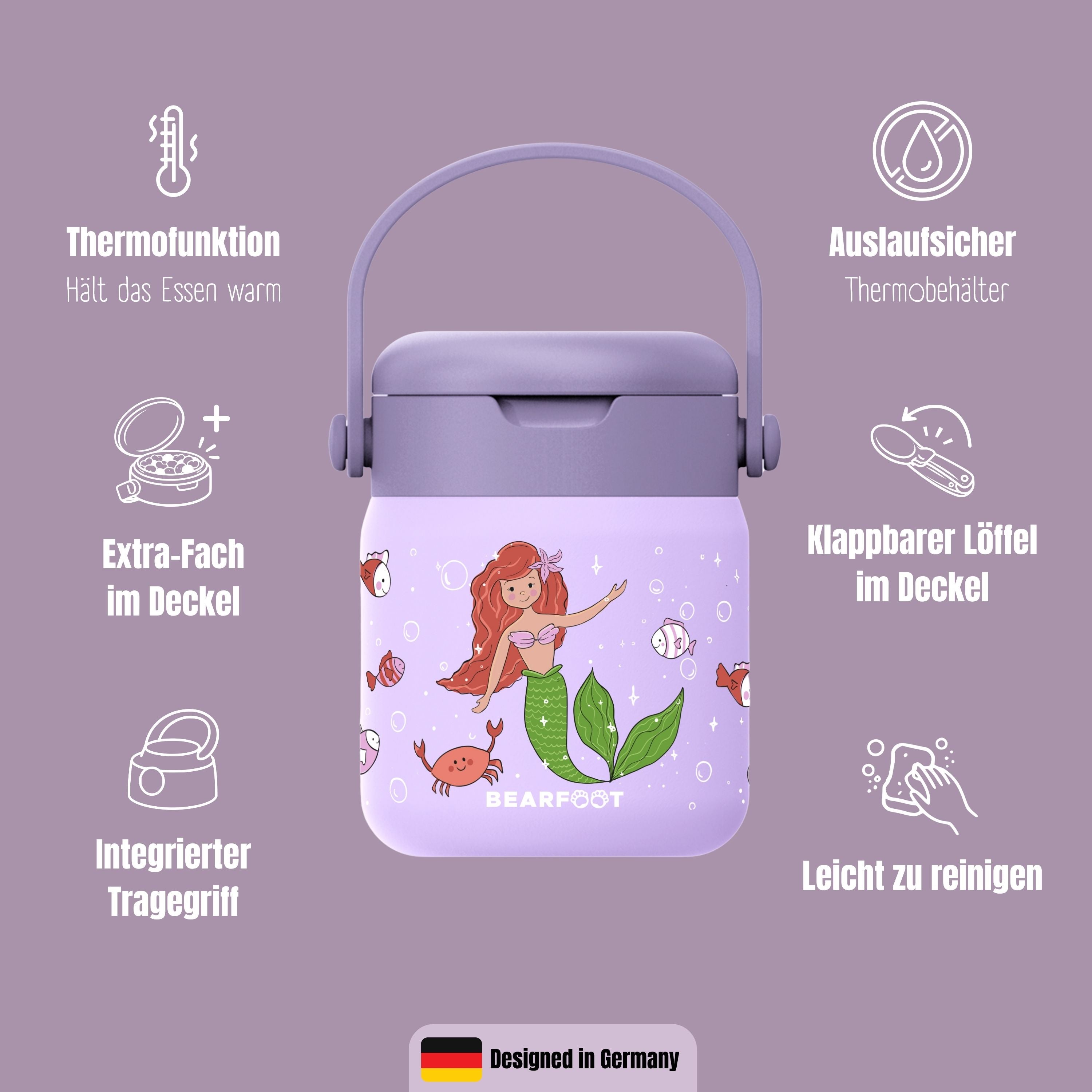 bearfoot-thermobeh-lter-500ml-meerjungfrau-lila-edelstahl-food-jar image 7