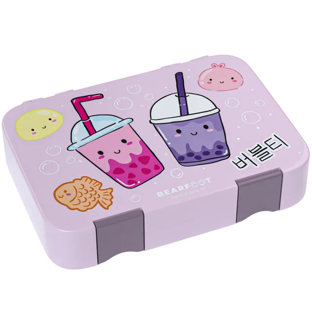 bearfoot-bubbletea-lila-brotdose-mit-f-chern-bento-box image 1