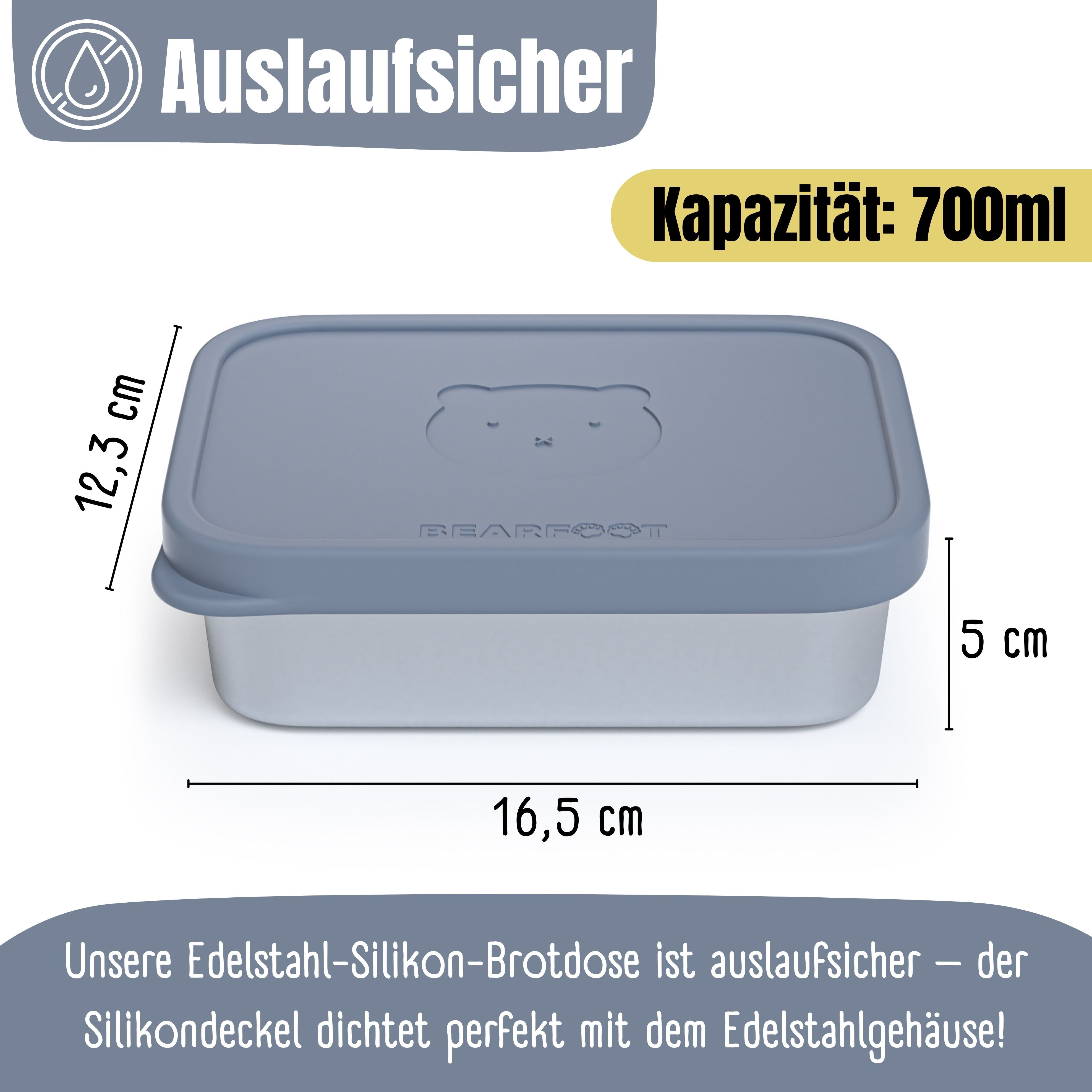bearfoot-brotdosen-edelstahl-brotdose-700ml-blau-silikon image 7