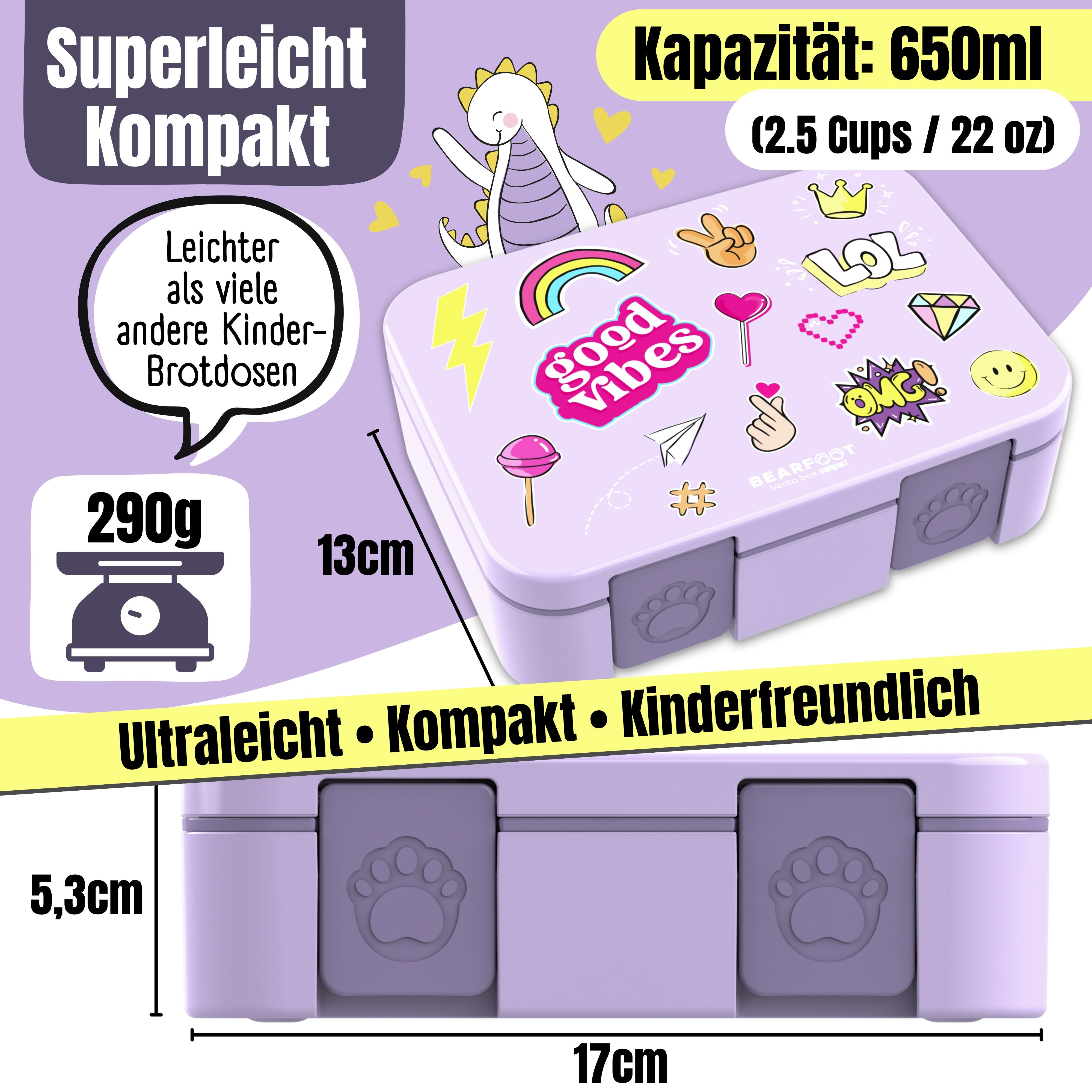 bearfoot-brotdosen-bento-box-compact-sticker-lila-650ml image 5