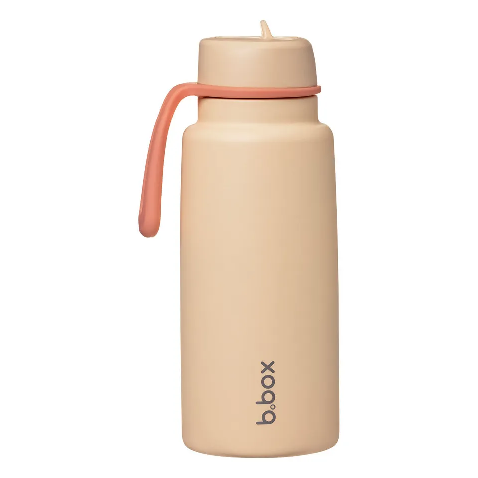 b-box-insulated-flip-top-trinkflasche-1l-melon-mist-auslaufsicher image 1