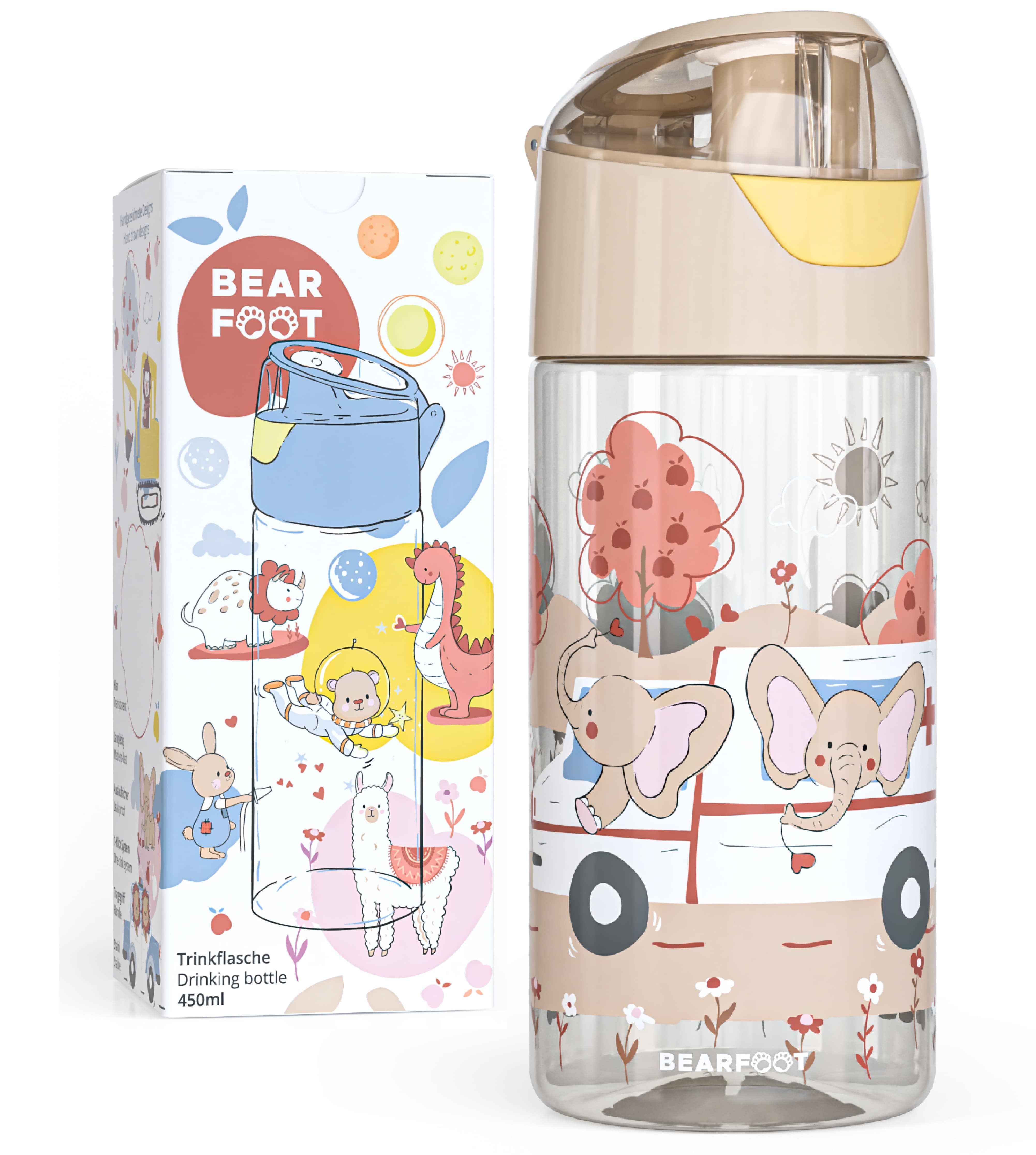 bearfoot-trinkflasche-kinder-elefanten-450ml-tritan-bpa-frei image 8