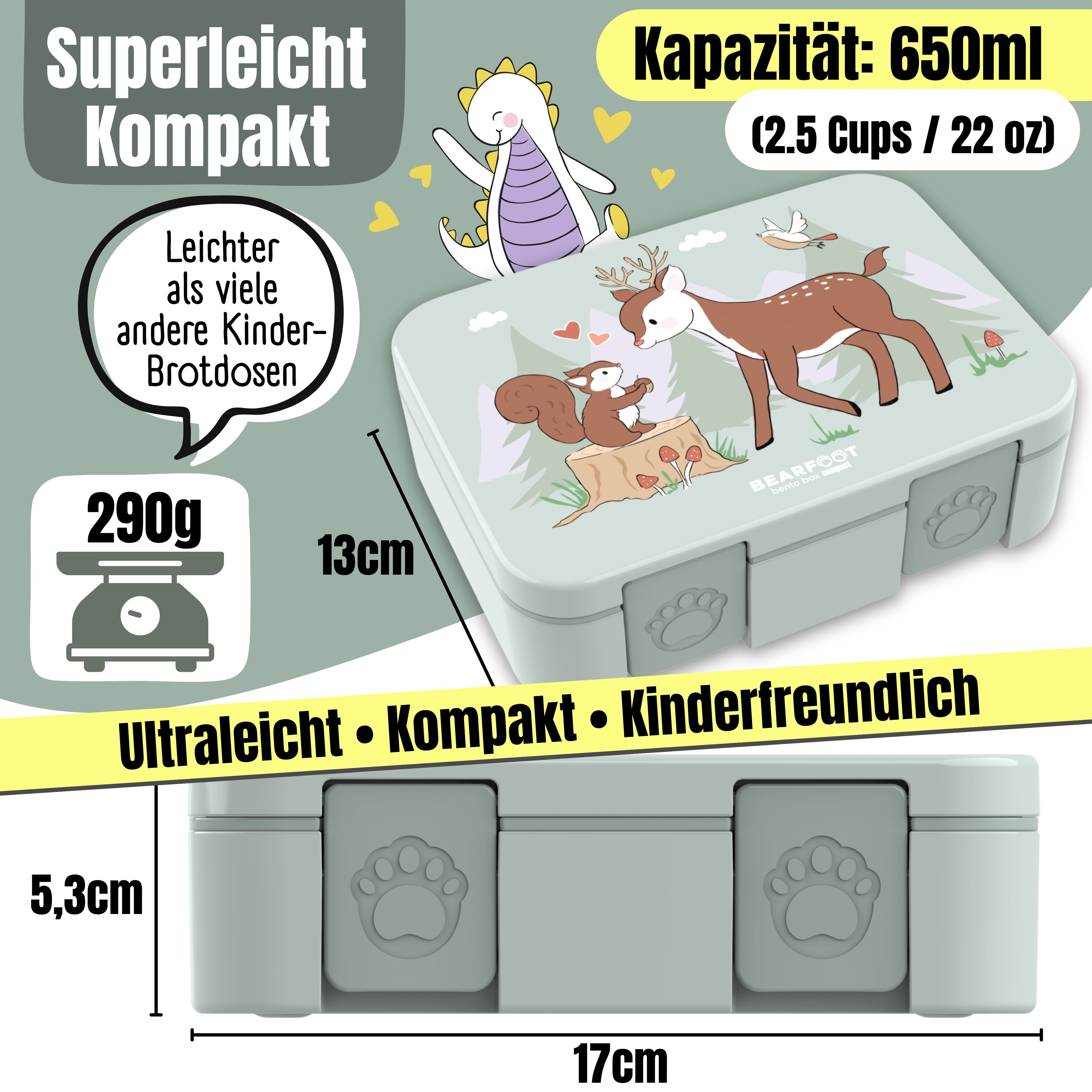 bearfoot-bento-box-compact-brotdose-reh-salbei-650ml-auslaufsicher image 4