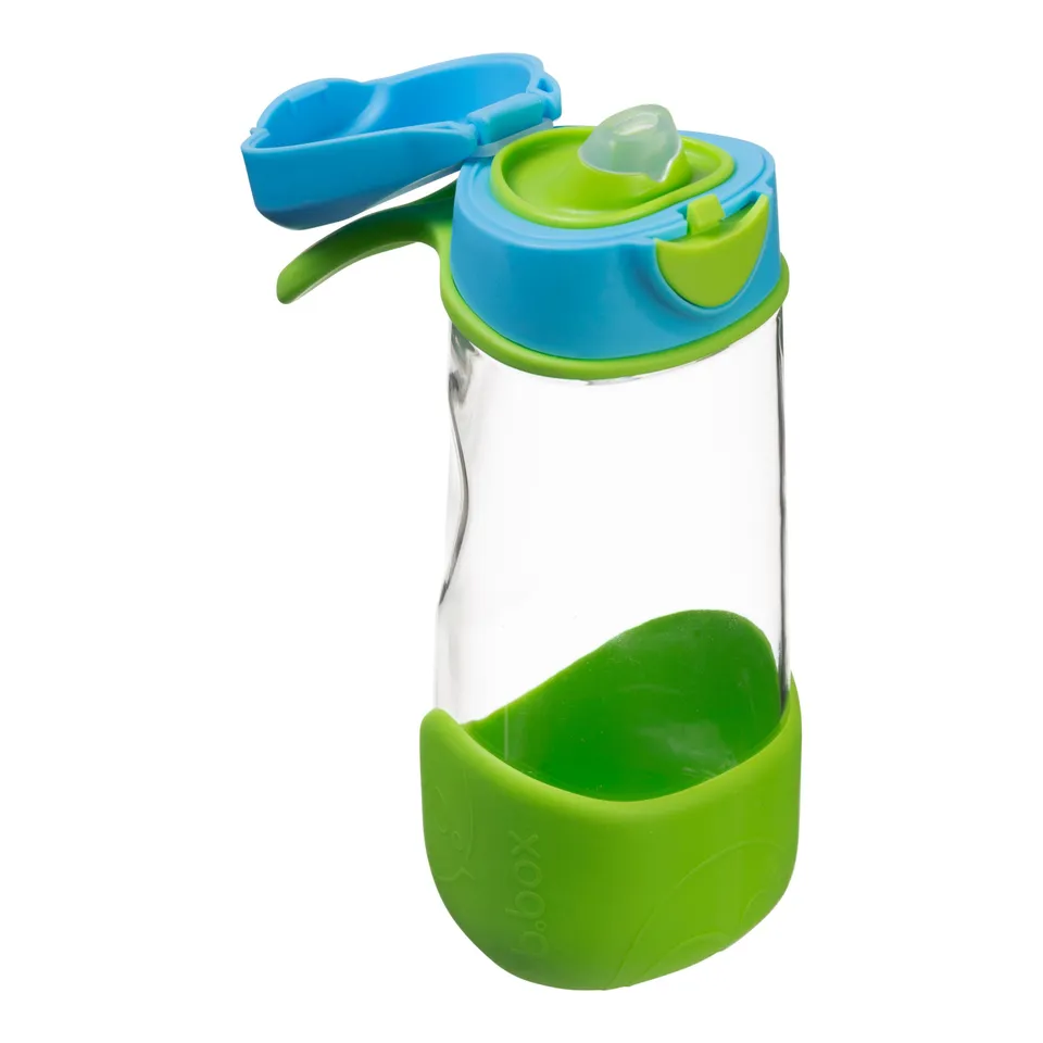 b-box-sport-spout-trinkflasche-ocean-breeze-450-ml-auslaufsicher image 1