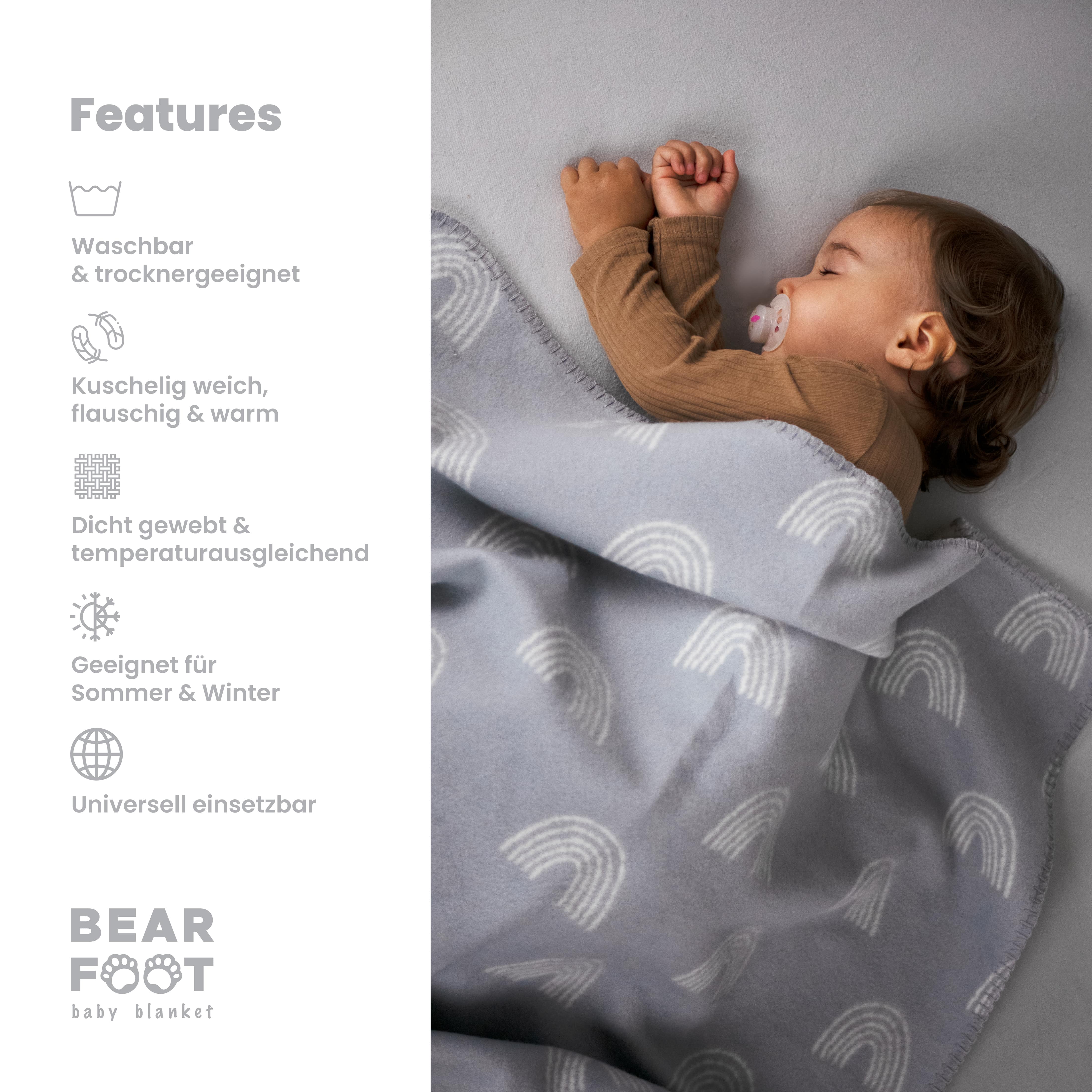 bearfoot-babydecken-babydecke-bio-baumwolle-regenbogen-grau image 3