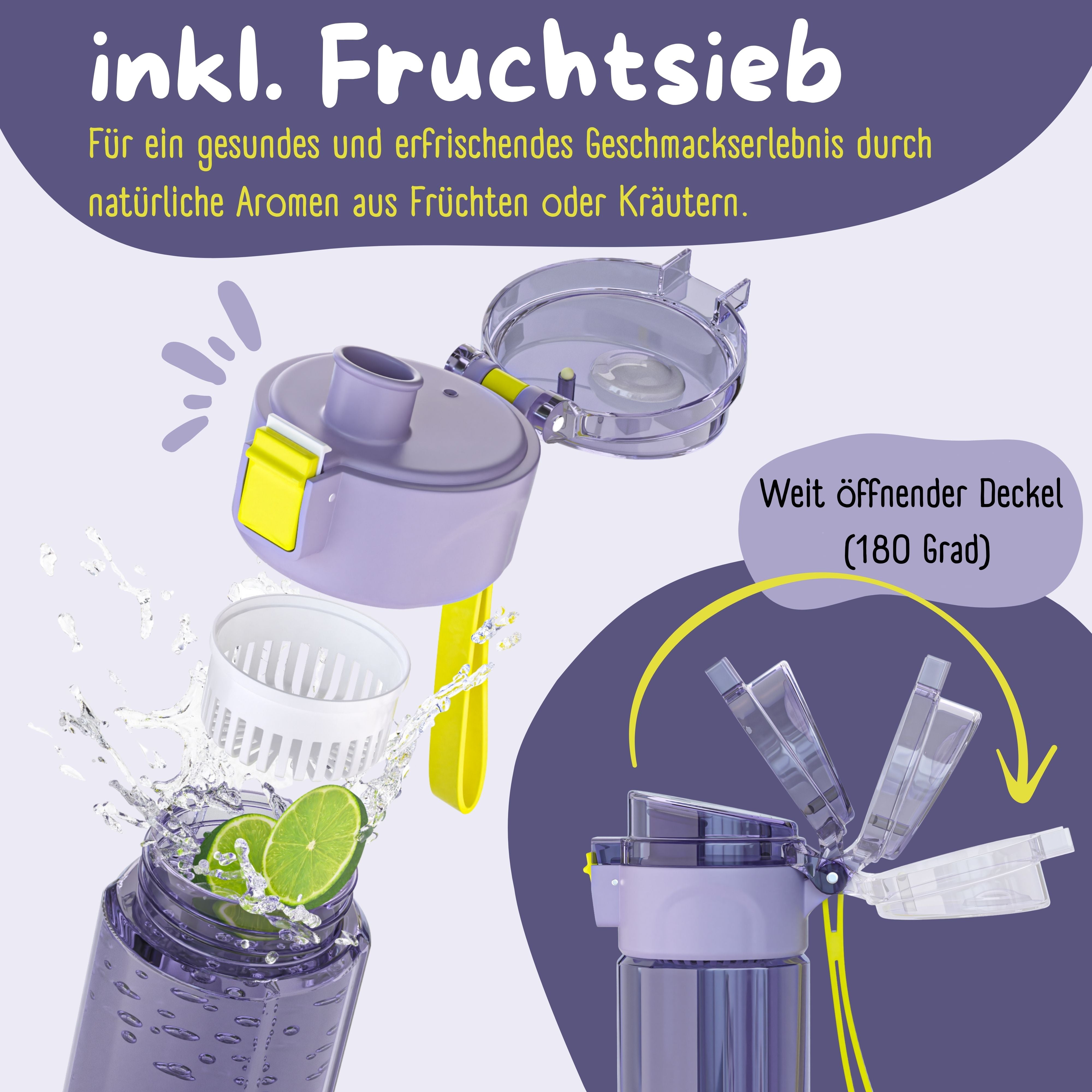 bearfoot-trinkflasche-kinder-500ml-einhorn-tritan-lila image 8