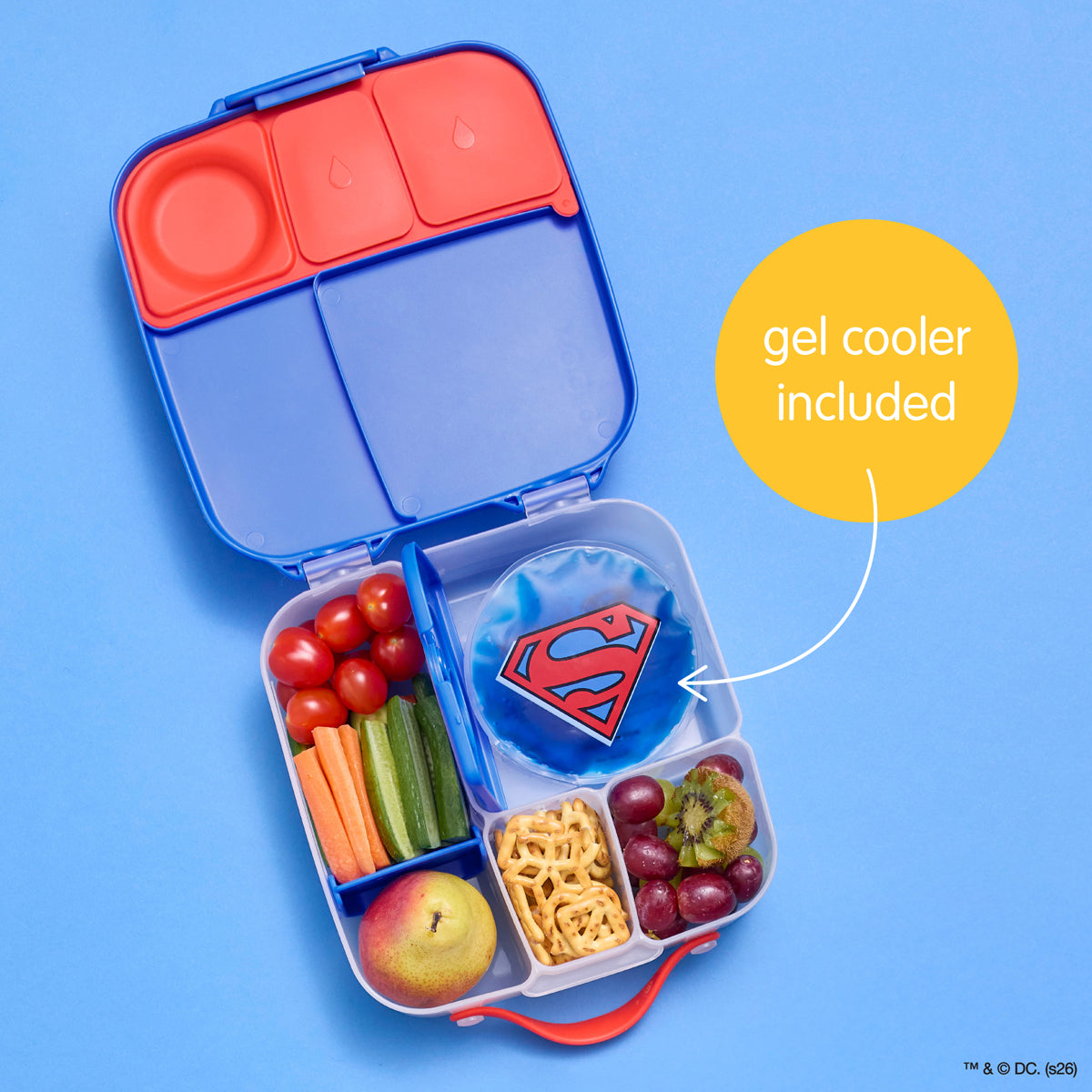 superman-by-b-box-lunchbox-brotdose-mit-k-hlakku-gelb image 5