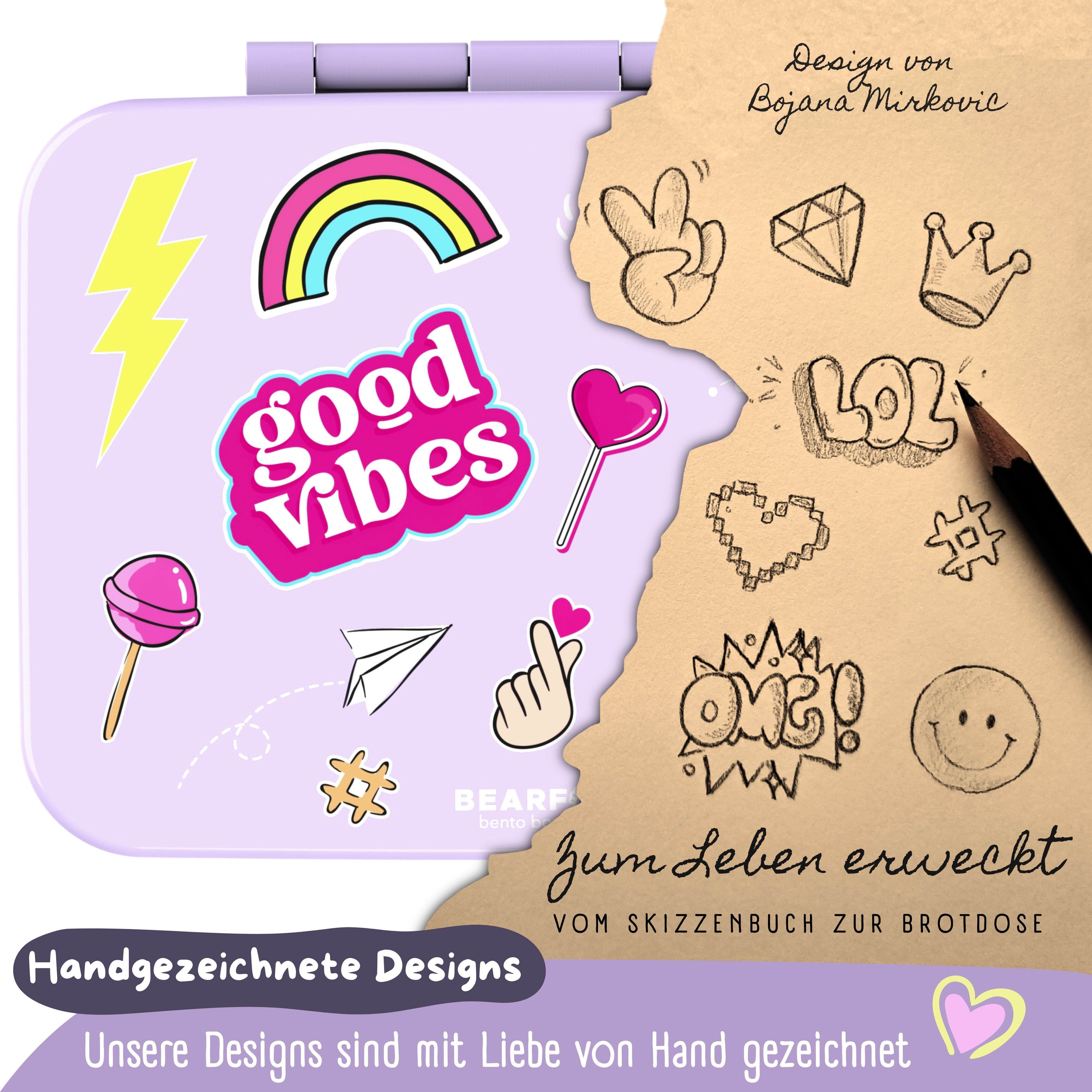 bearfoot-brotdosen-bento-box-compact-sticker-lila-650ml image 6