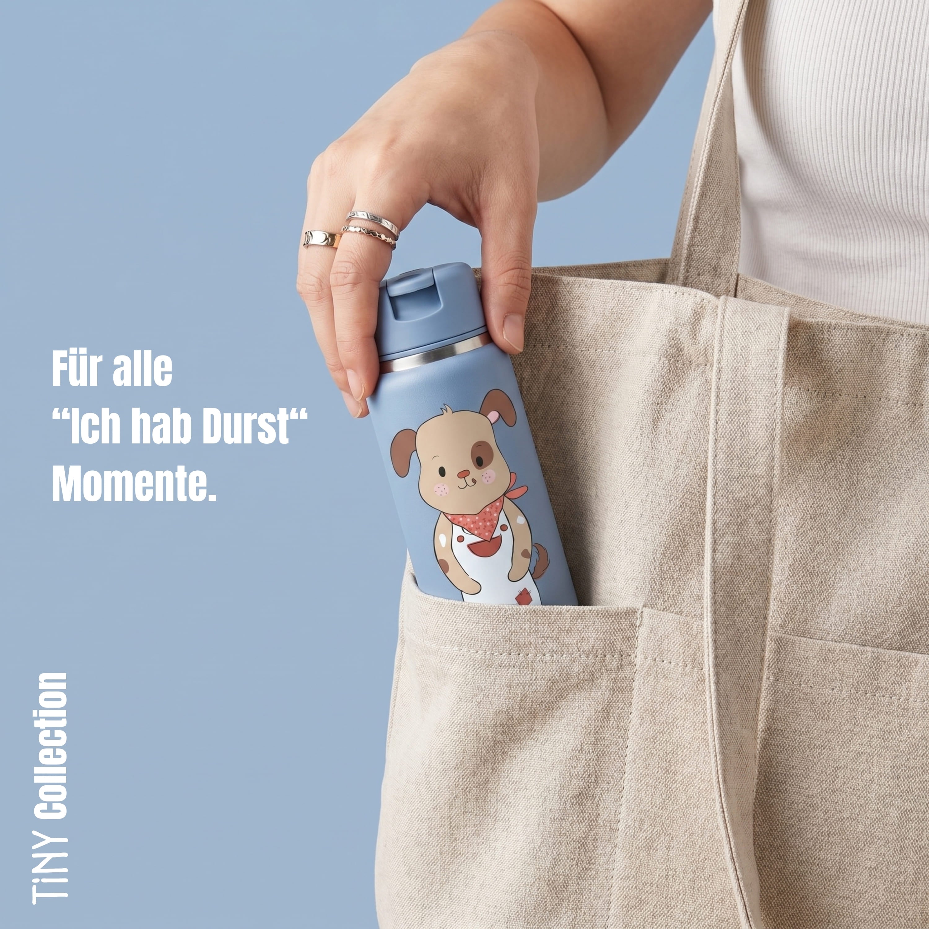 bearfoot-tiny-thermo-kinder-trinkflasche-edelstahl-hund-blau-200ml image 8