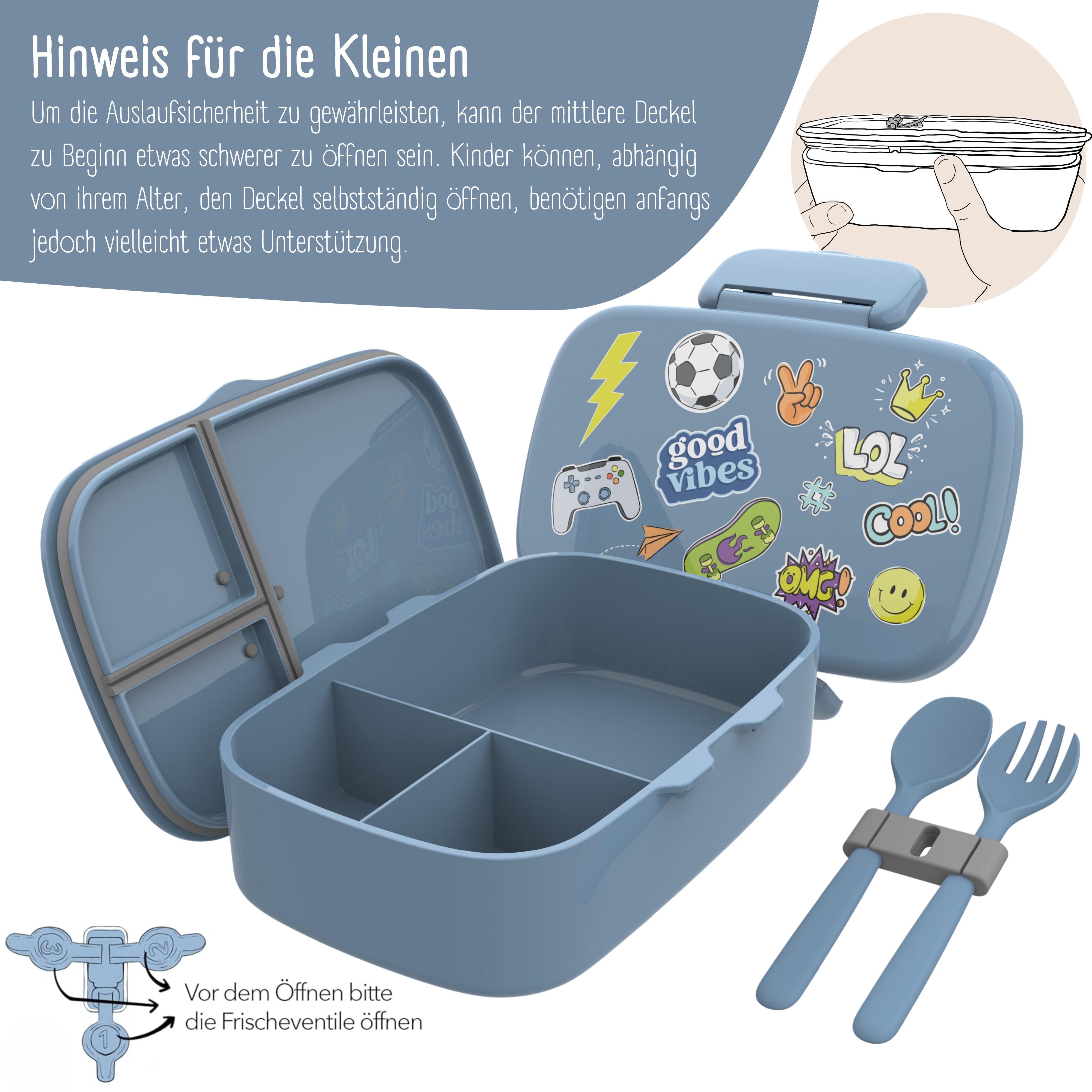 bearfoot-bento-brotdose-kinder-sticker-blau-mit-f-chern image 5