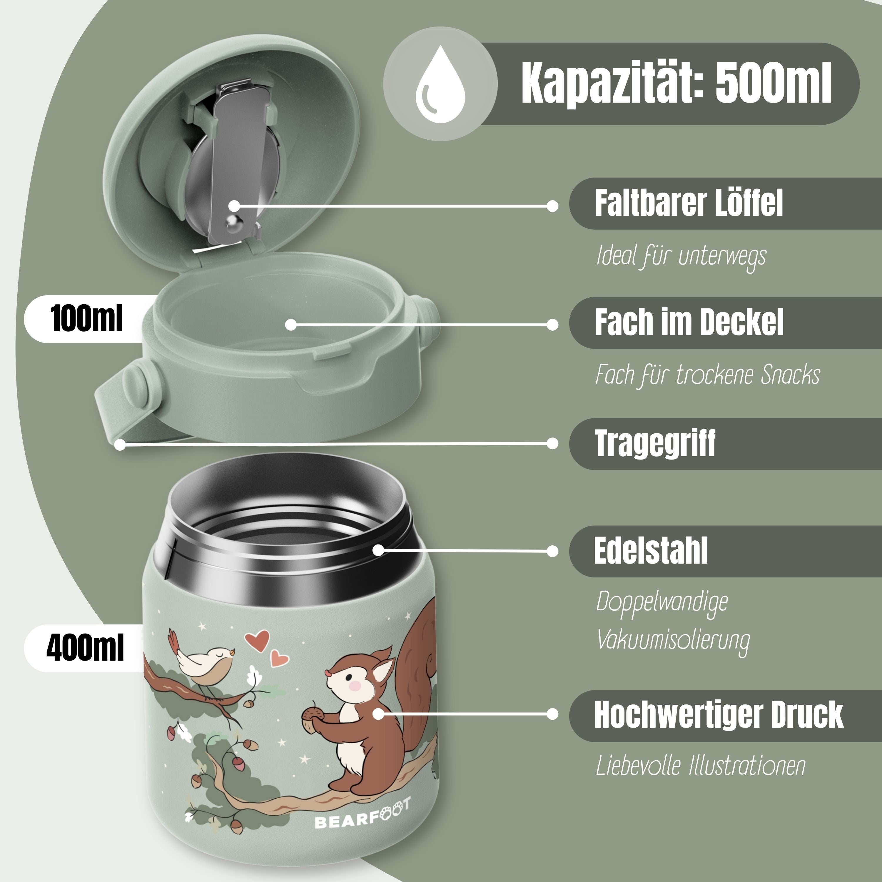 bearfoot-thermobeh-lter-kinder-eichh-rnchen-500ml-edelstahl-l-ffel image 6
