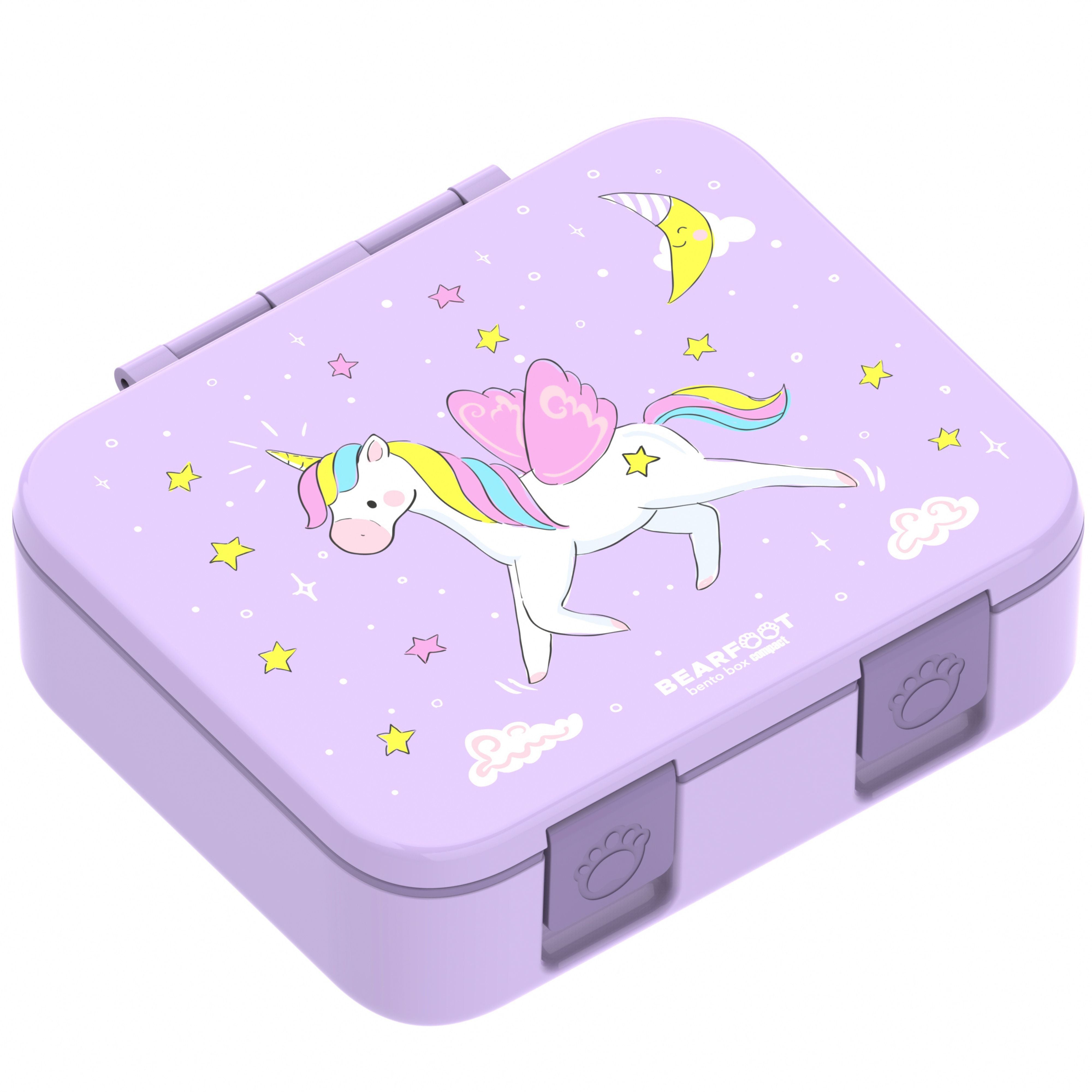 bearfoot-bento-box-compact-brotdose-einhorn-lila-auslaufsicher-650ml image 3