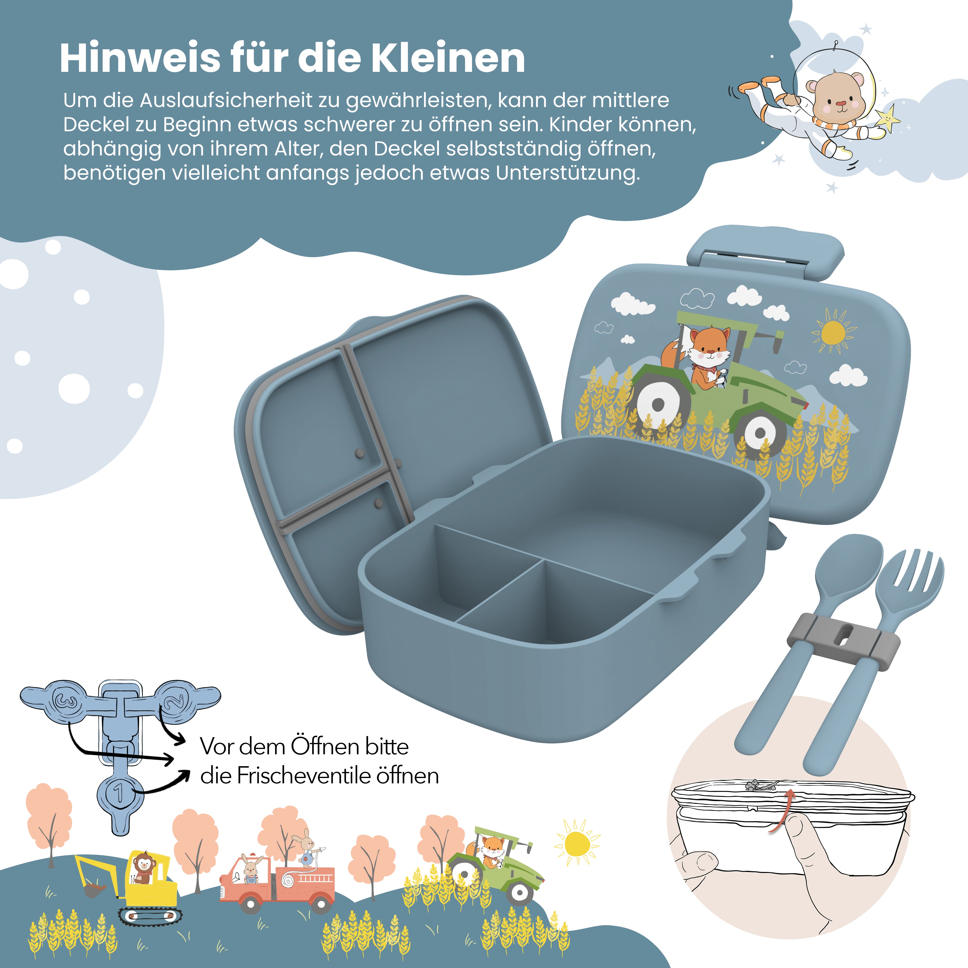 bearfoot-brotdose-kinder-bento-box-traktor-mit-f-chern-auslaufsicher image 4