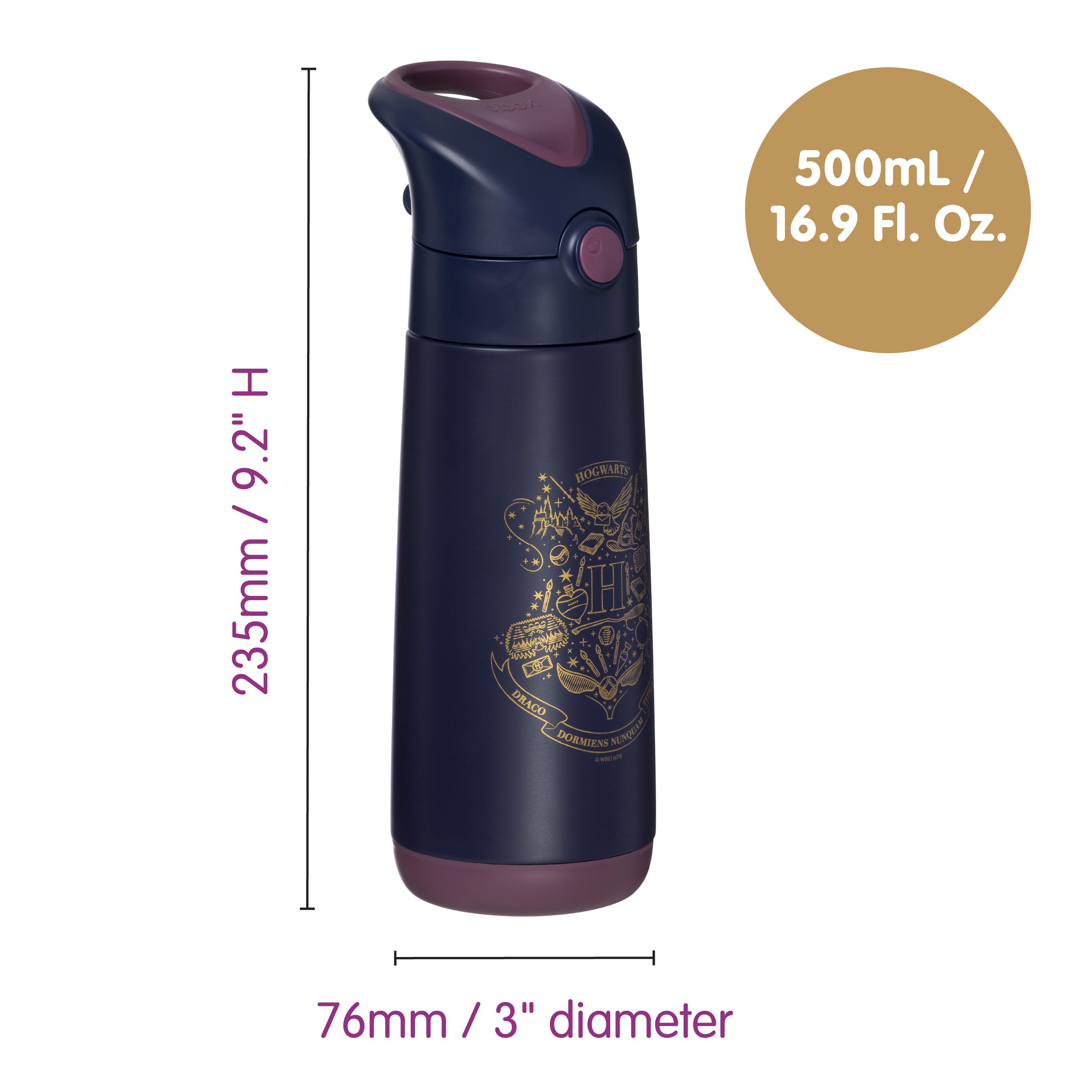 b-box-harry-potter-trinkflasche-500-ml-edelstahl-thermo-limitiert image 7