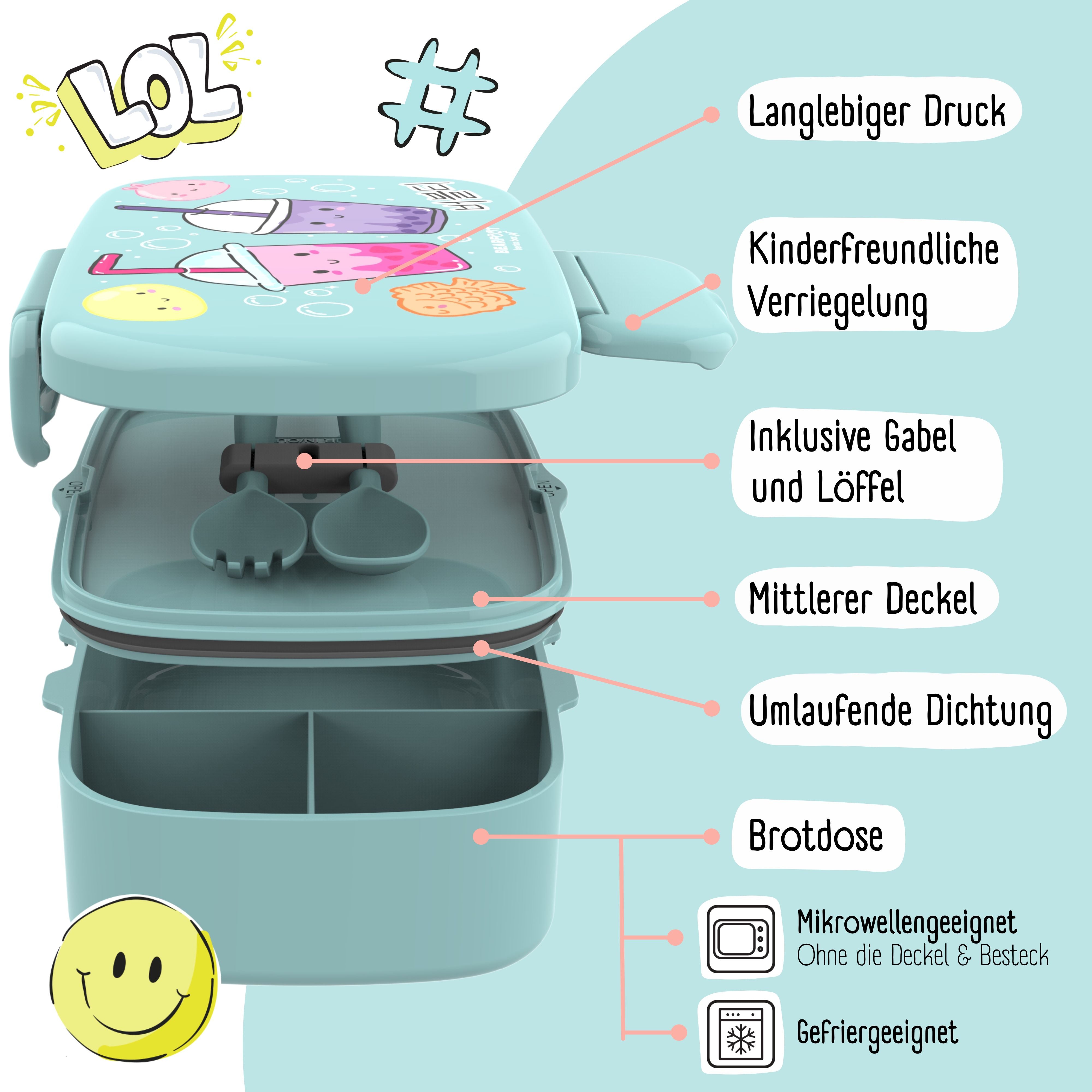 bearfoot-bento-brotdose-kinder-bubble-tea-mint-mit-f-chern image 4