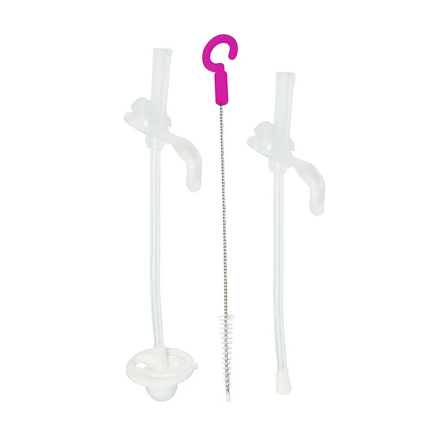 b-box-ersatz-strohhalm-set-sippy-cup-silikon-mit-reiniger image 1